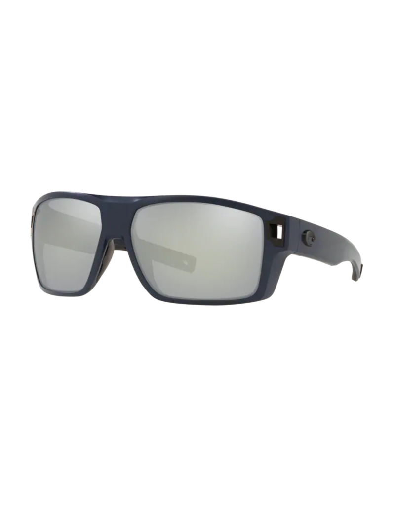 Costa Del Mar Diego Sunglasses 580G Matte Midnight Frame Gray Mirror Lens