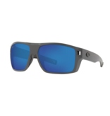 Costa Del Mar Diego Sunglasses 580P Matte Black Frame Blue Mirror Lens