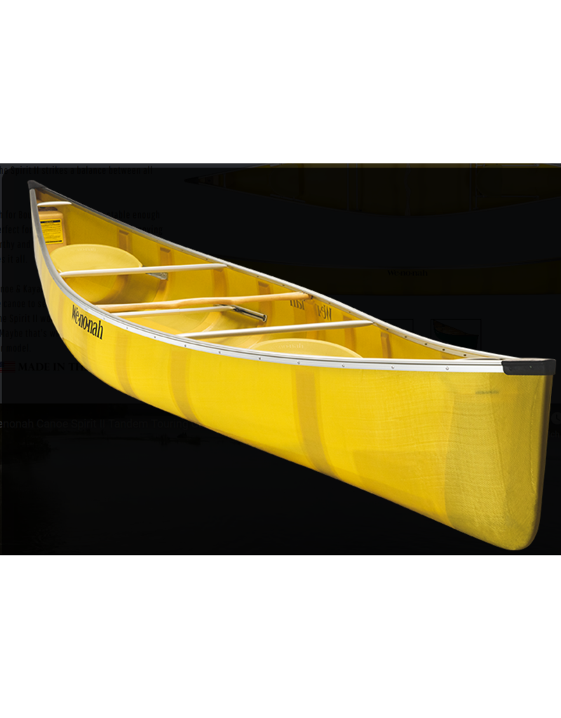 Wenonah Canoe Spirit II Kevlar Ultralight Black Trim Web Seats