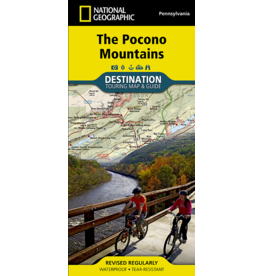 National Geographic Pocono Mountains Destination Map