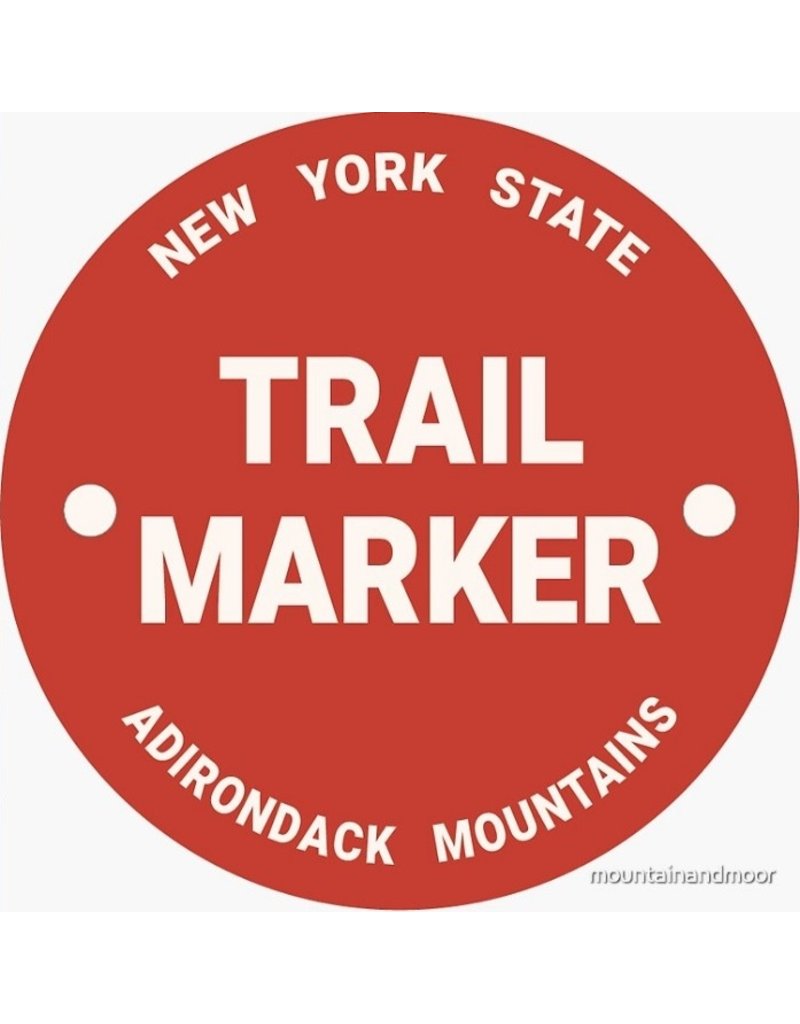 Mountain and Moor ADK Trail Marker Sticker