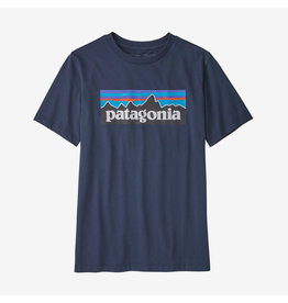 Patagonia Boy's Regenerative Organic Cotton P-6 Logo T-Shirt