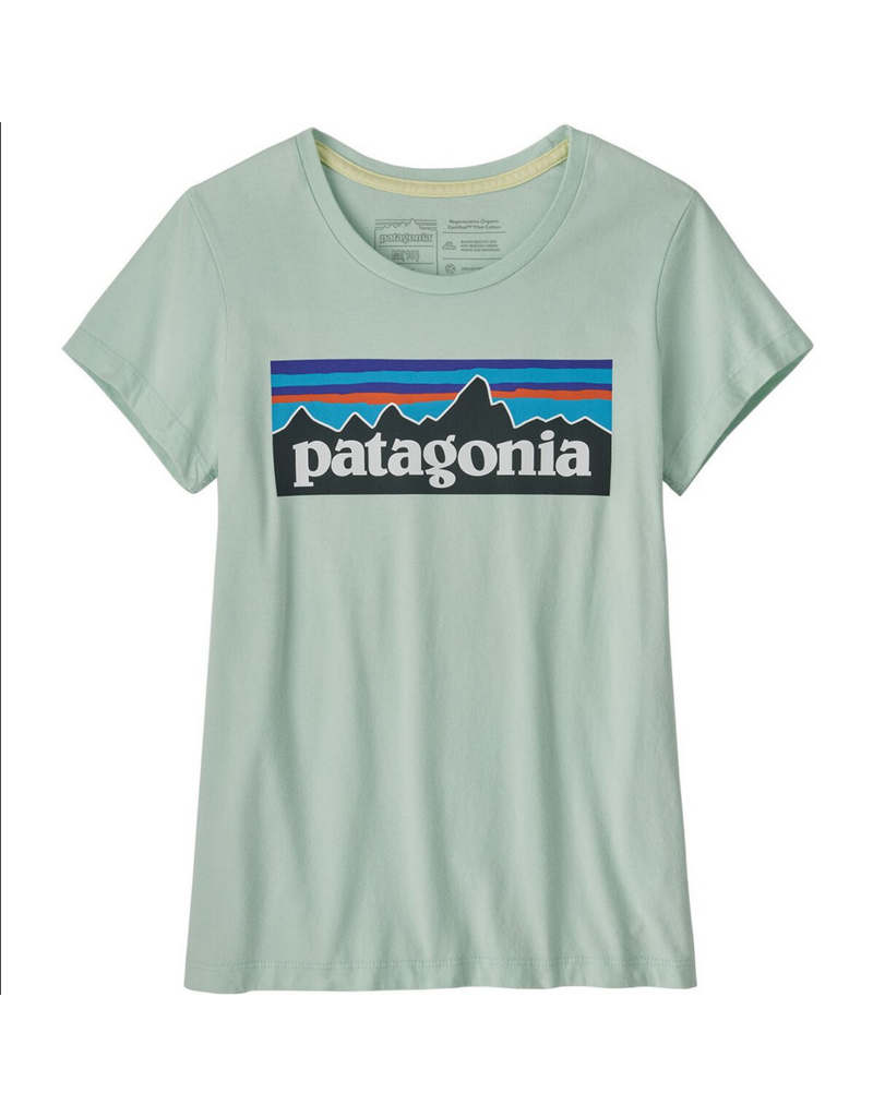Patagonia Girl's Regenerative Organic Cotton P-6 Logo T-Shirt