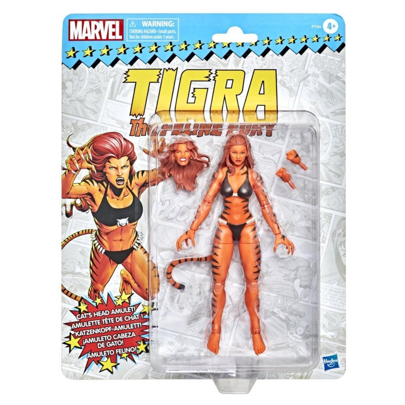 Hasbro Tigra the Feline Fury 6" Retro Card