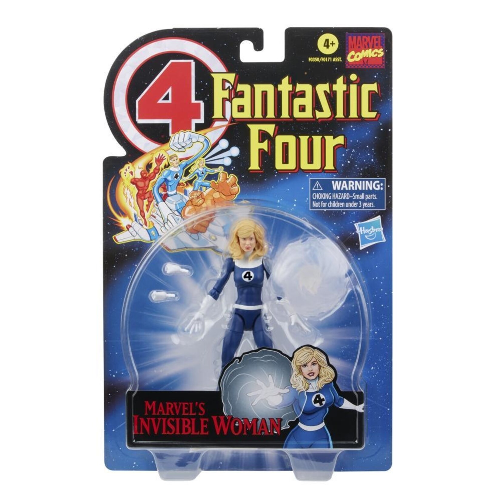 Hasbro Invisible Woman Fantastic Four 6" Retro