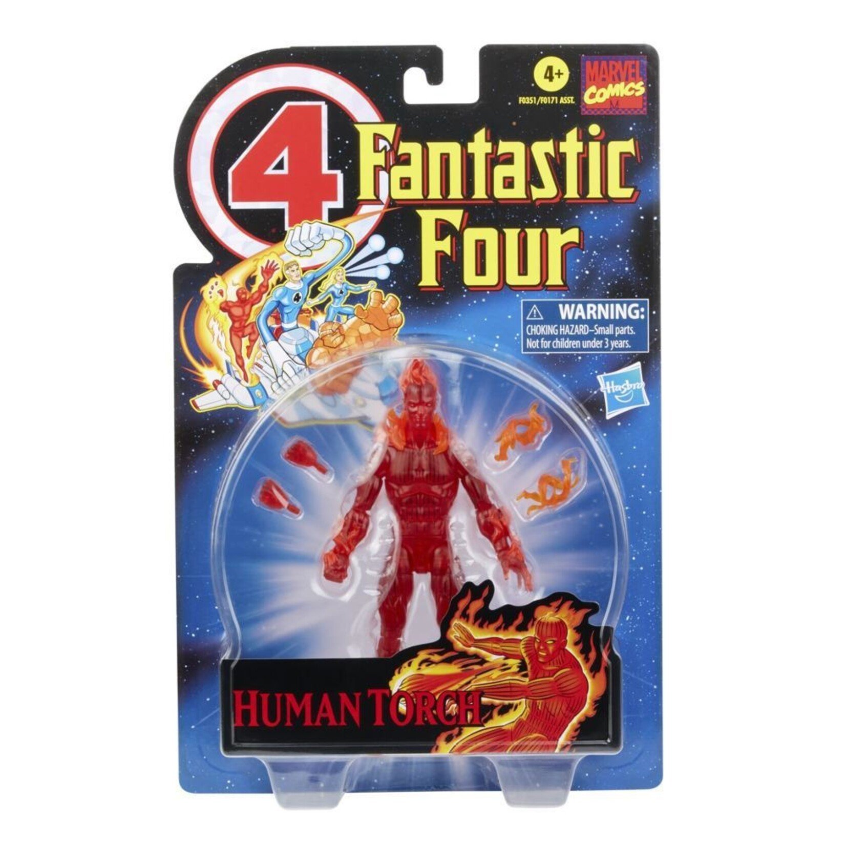 Hasbro Human Torch Fantastic Four 6" Retro