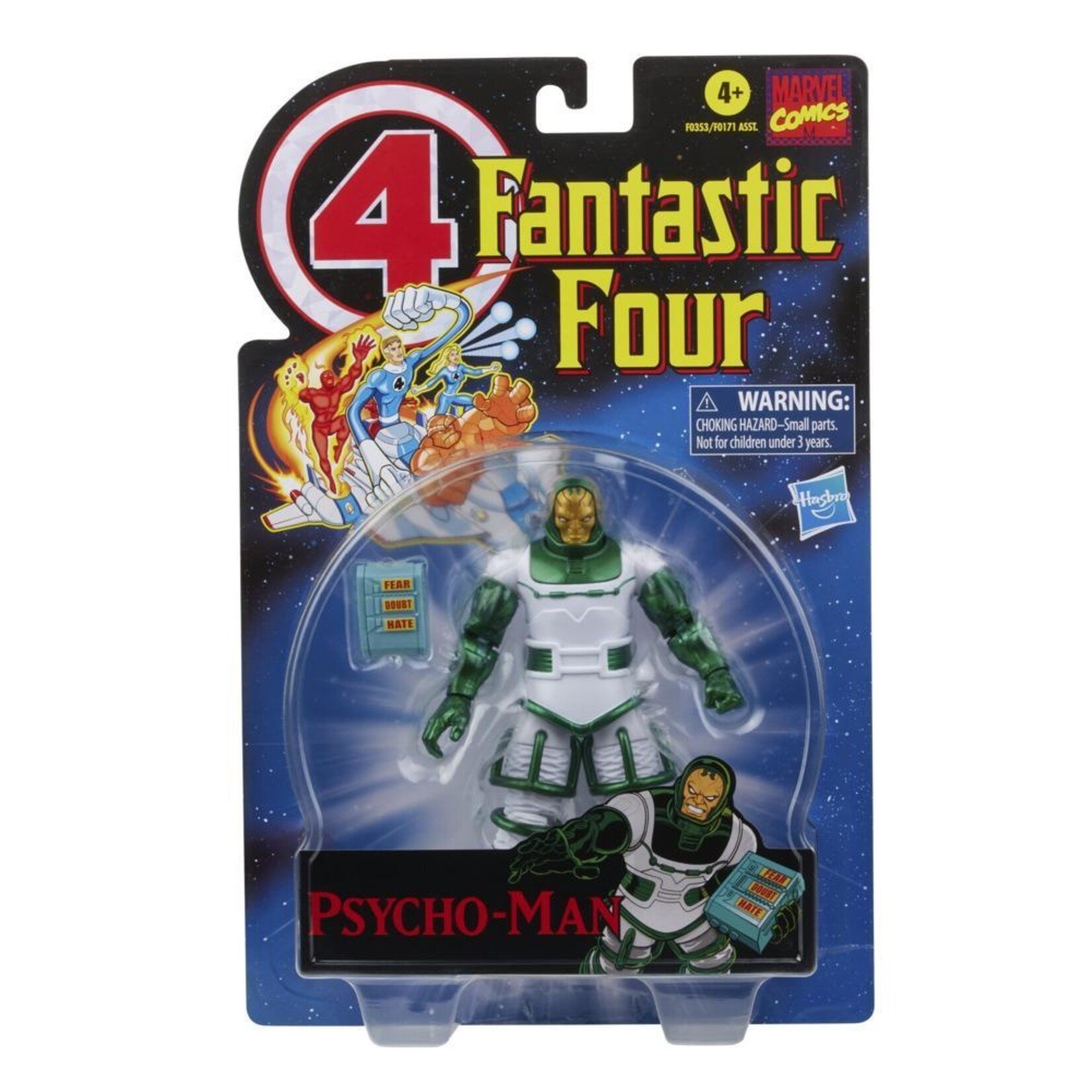 Hasbro Psycho-Man Fantastic Four 6" Retro