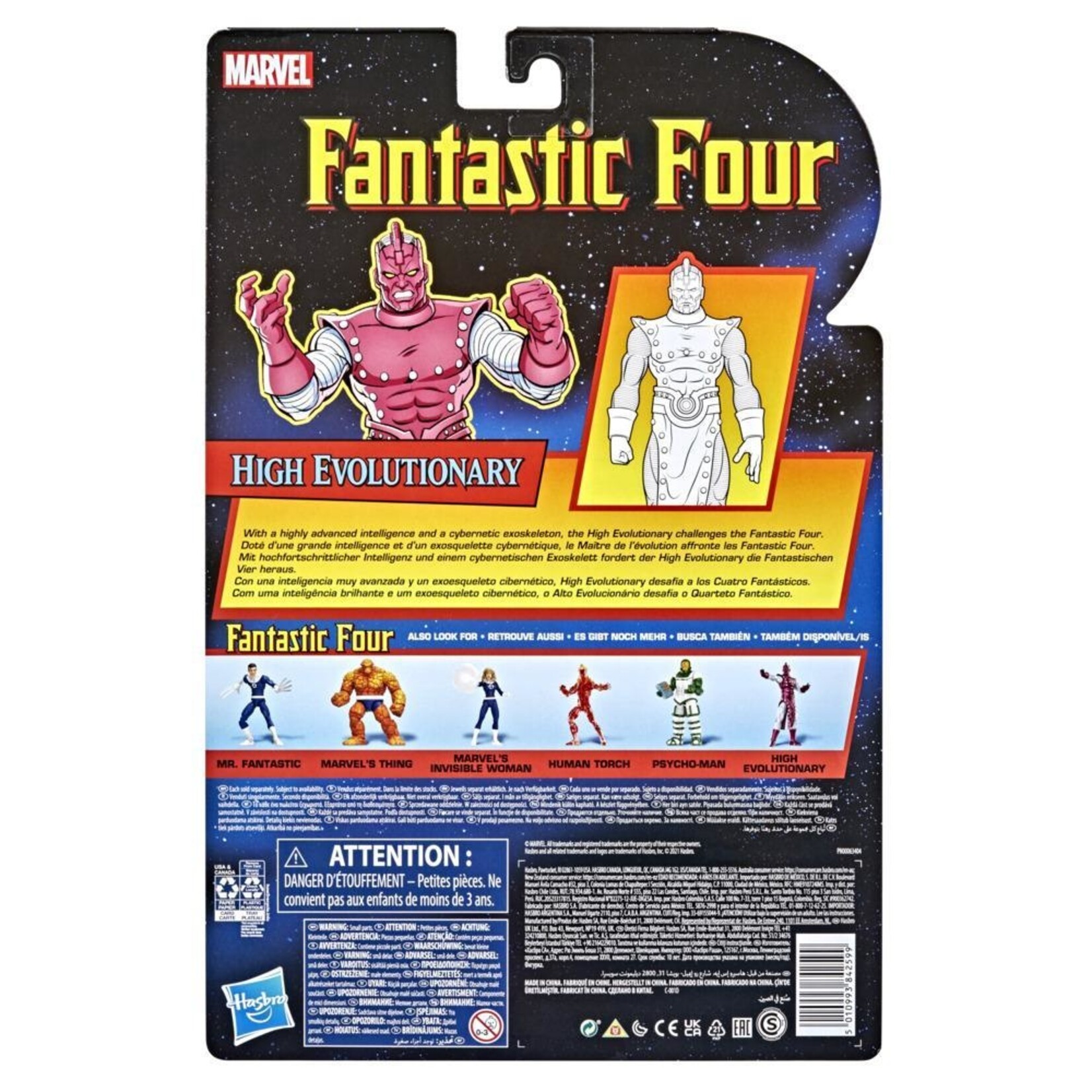 Hasbro Hight Evolutionary Fantastic Four 6"