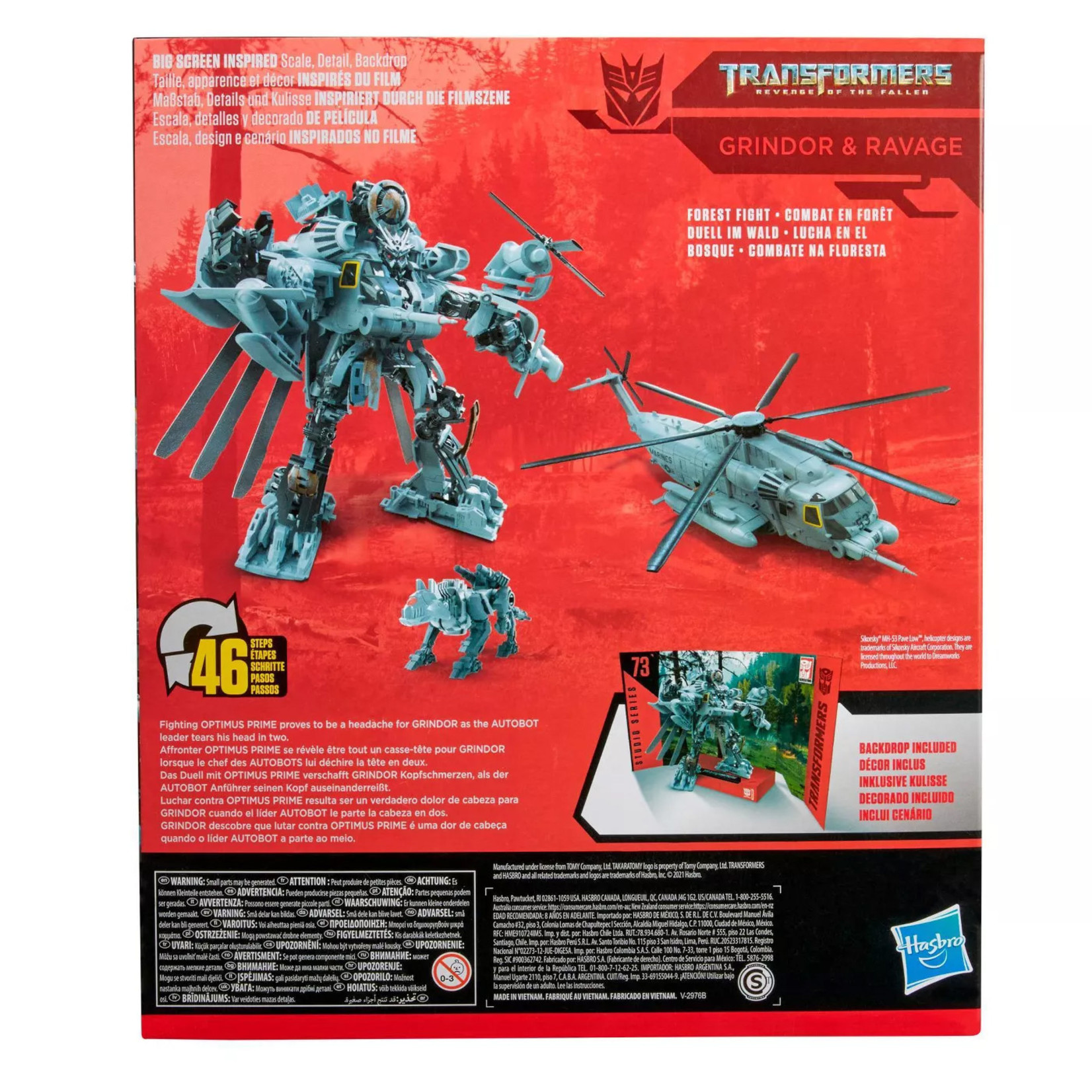 Hasbro Transformers Studio Series 73 Leader Class Grindor & Ravage