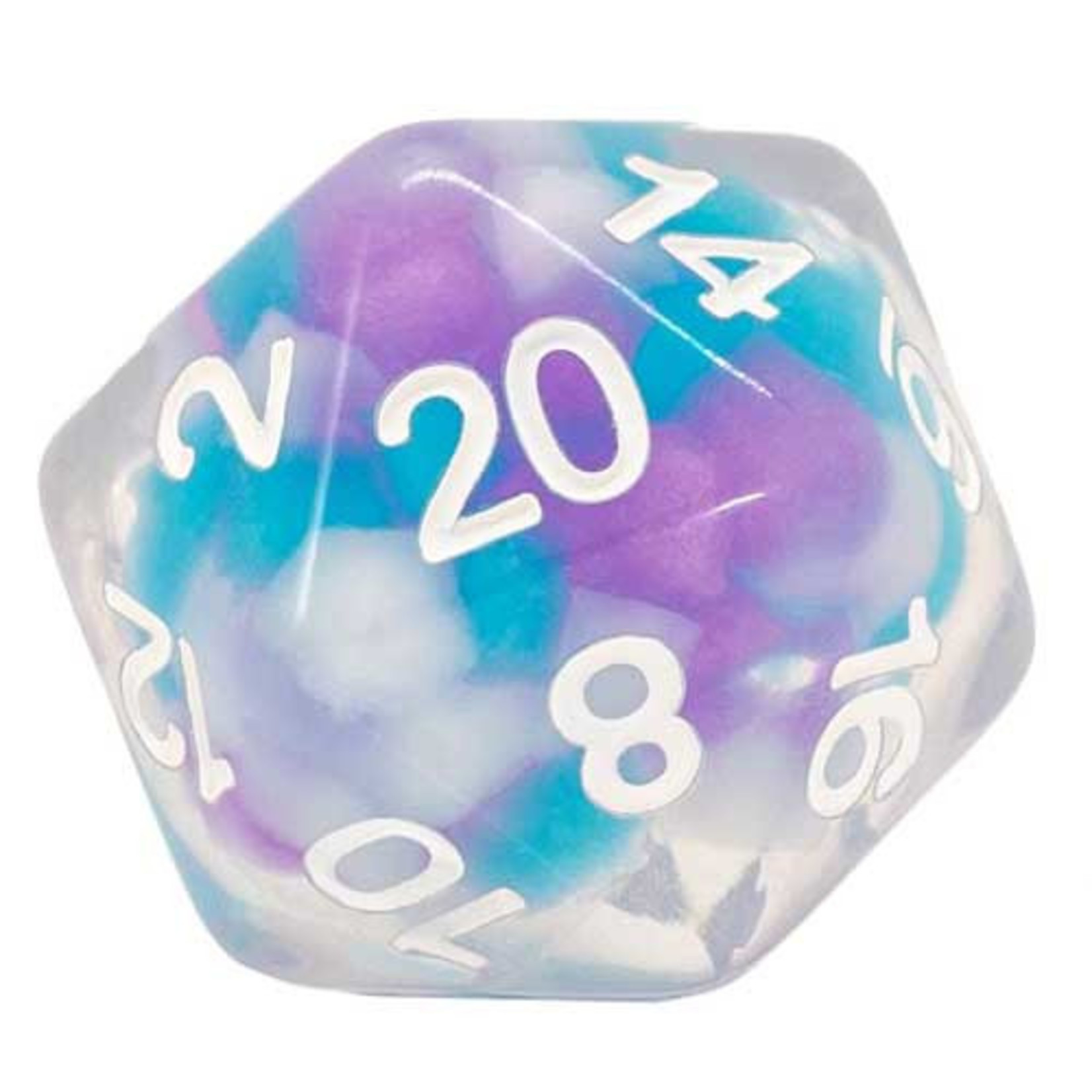 Sirius Dice: Cotton Candy Glowworm - 7 Die Set