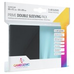 GAMEGENIC PRIME DOUBLE SLEEVING PACK 2X80 BLACK