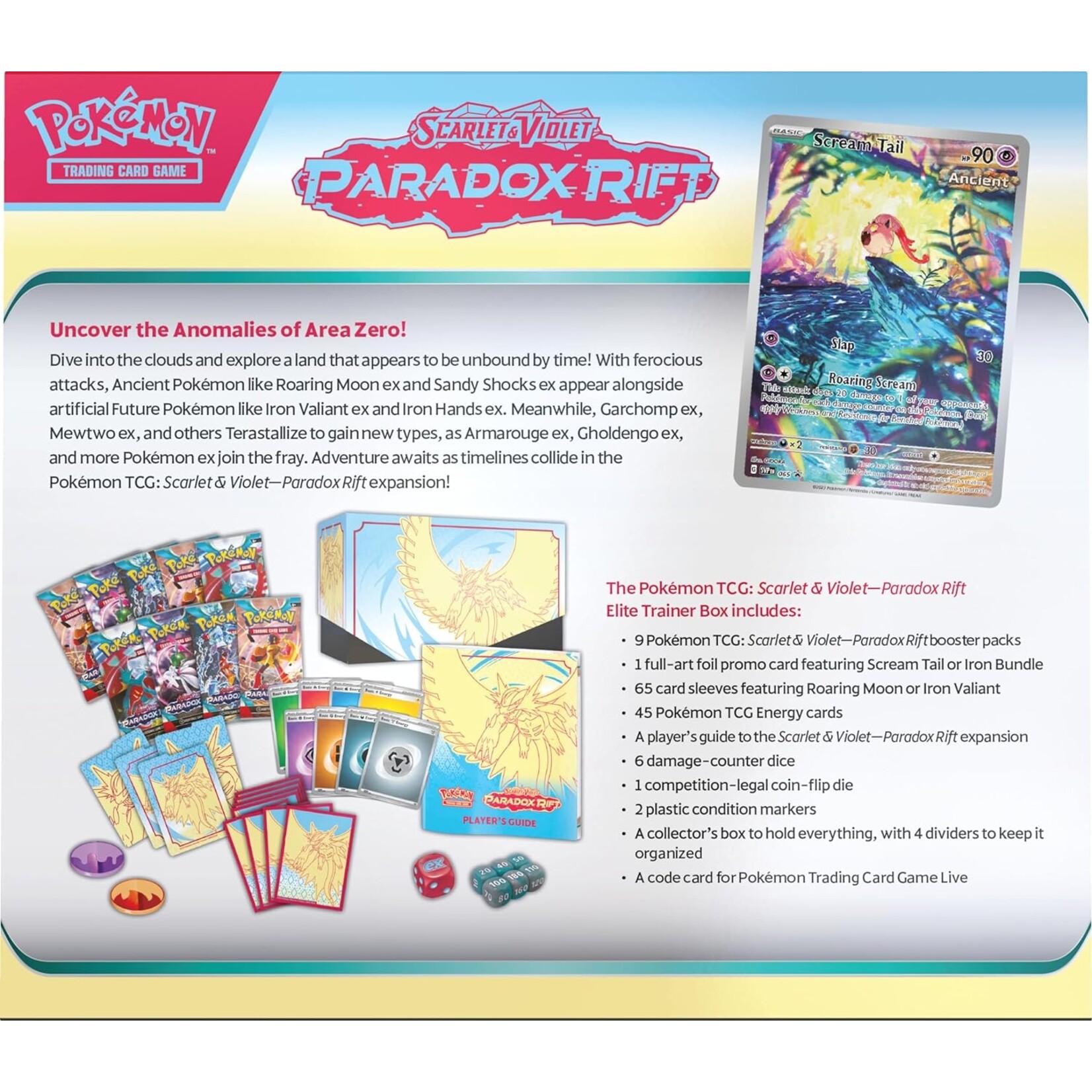 The Pokemon Company International POKEMON SV4 PARADOX RIFT ELITE TRAINER BOX