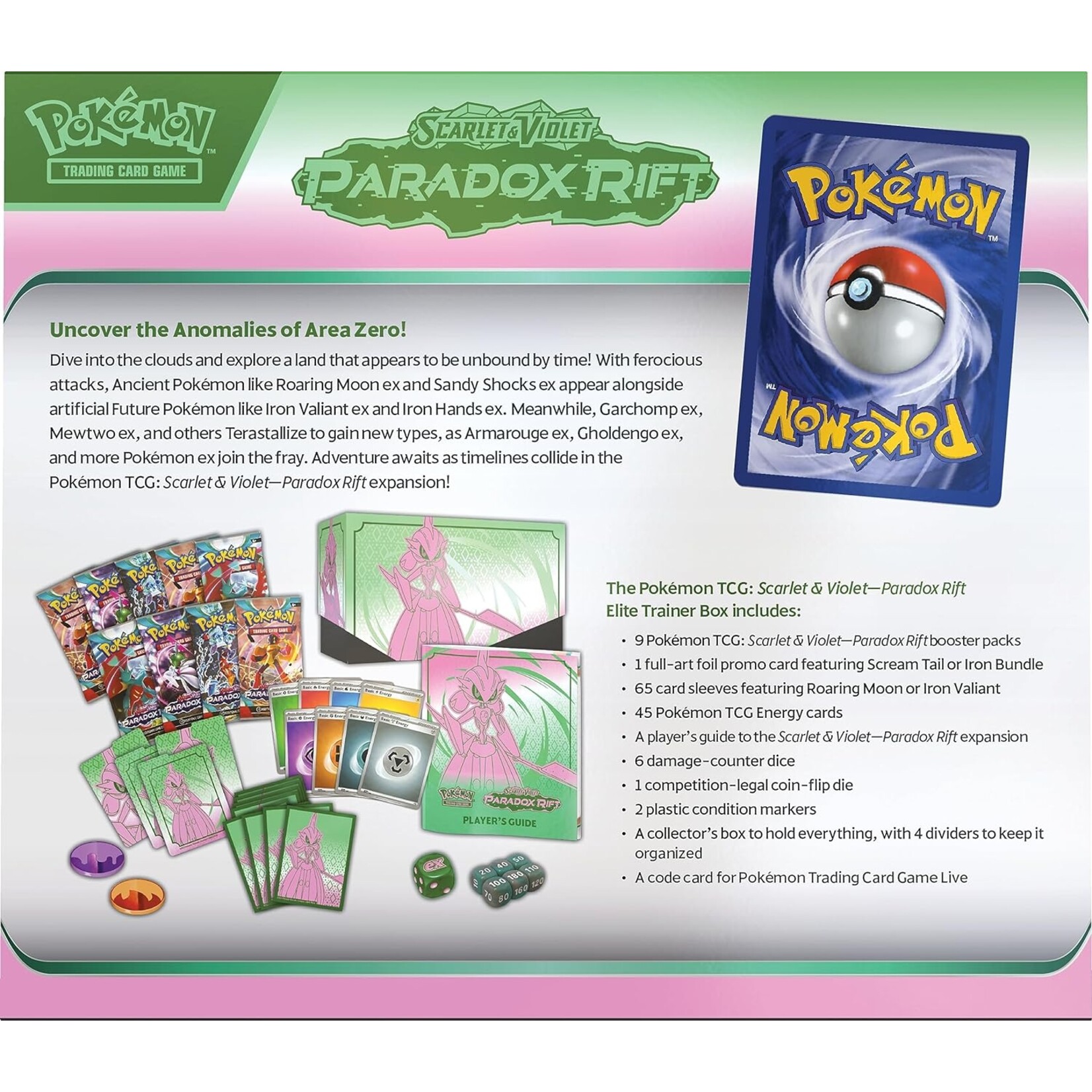 The Pokemon Company International POKEMON SV4 PARADOX RIFT ELITE TRAINER BOX