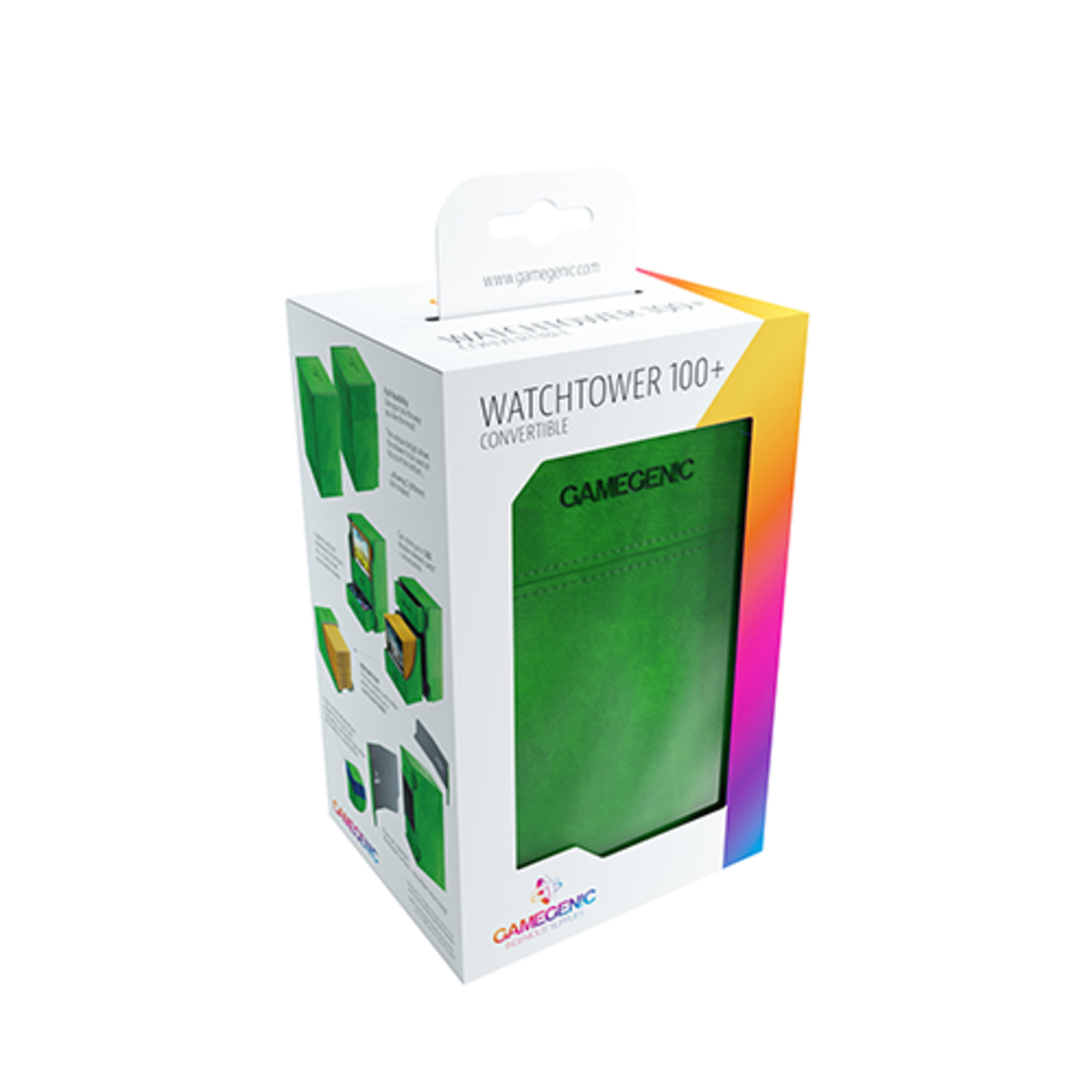 GAMEGENIC WATCHTOWER DECK BOX 100+ GREEN
