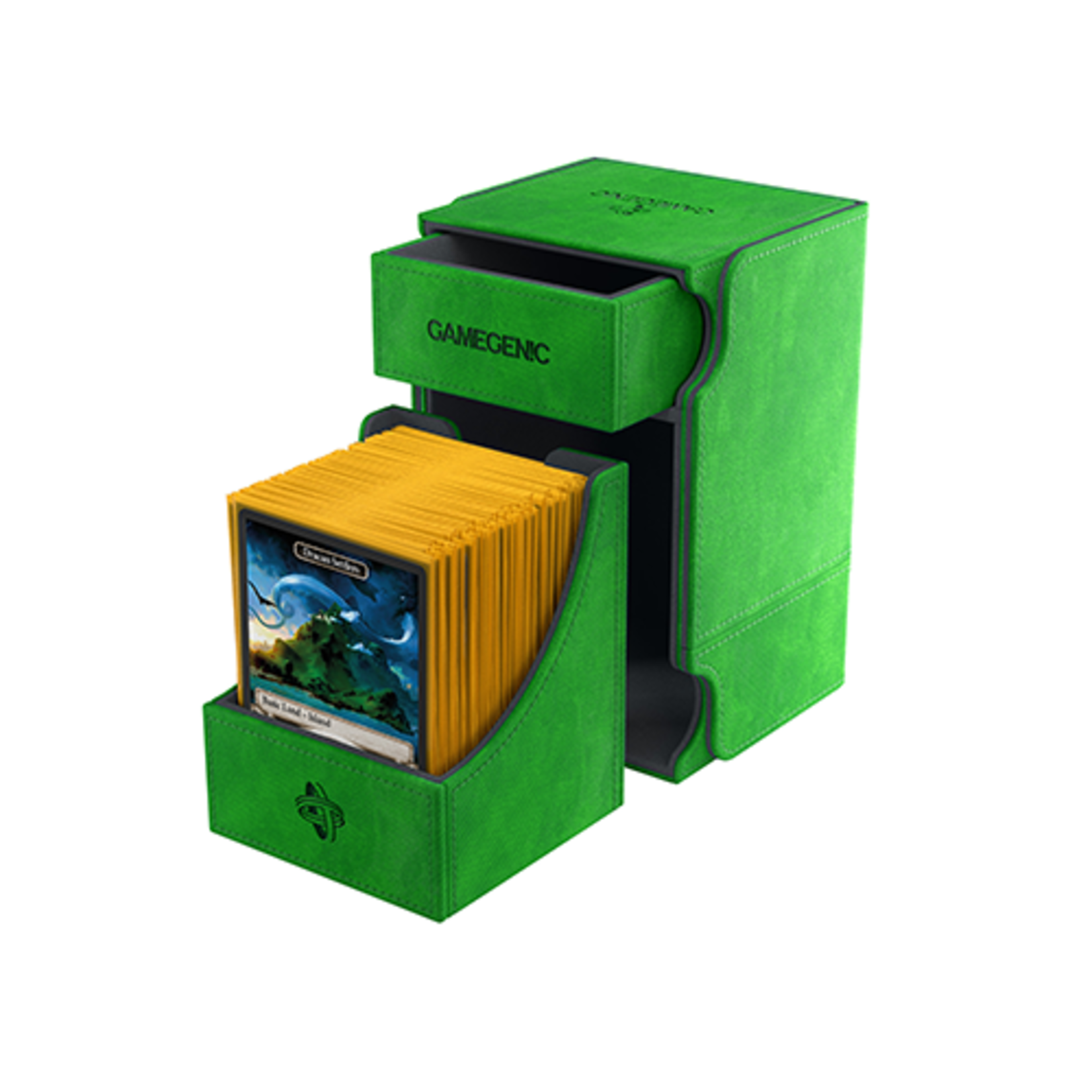 GAMEGENIC WATCHTOWER DECK BOX 100+ GREEN