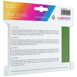 GAMEGENIC PRIME SLEEVES: GREEN