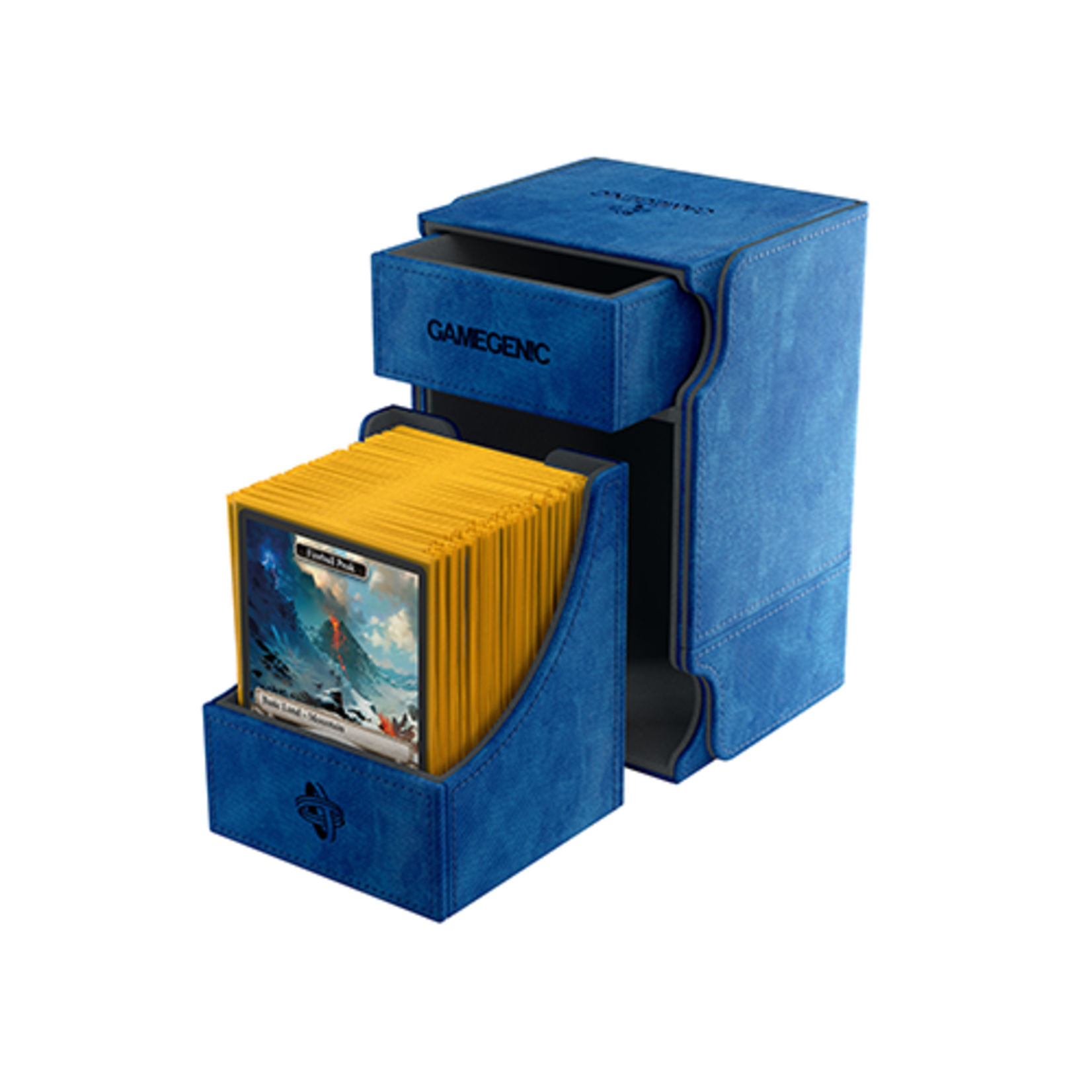 GAMEGENIC WATCHTOWER DECK BOX 100+ BLUE