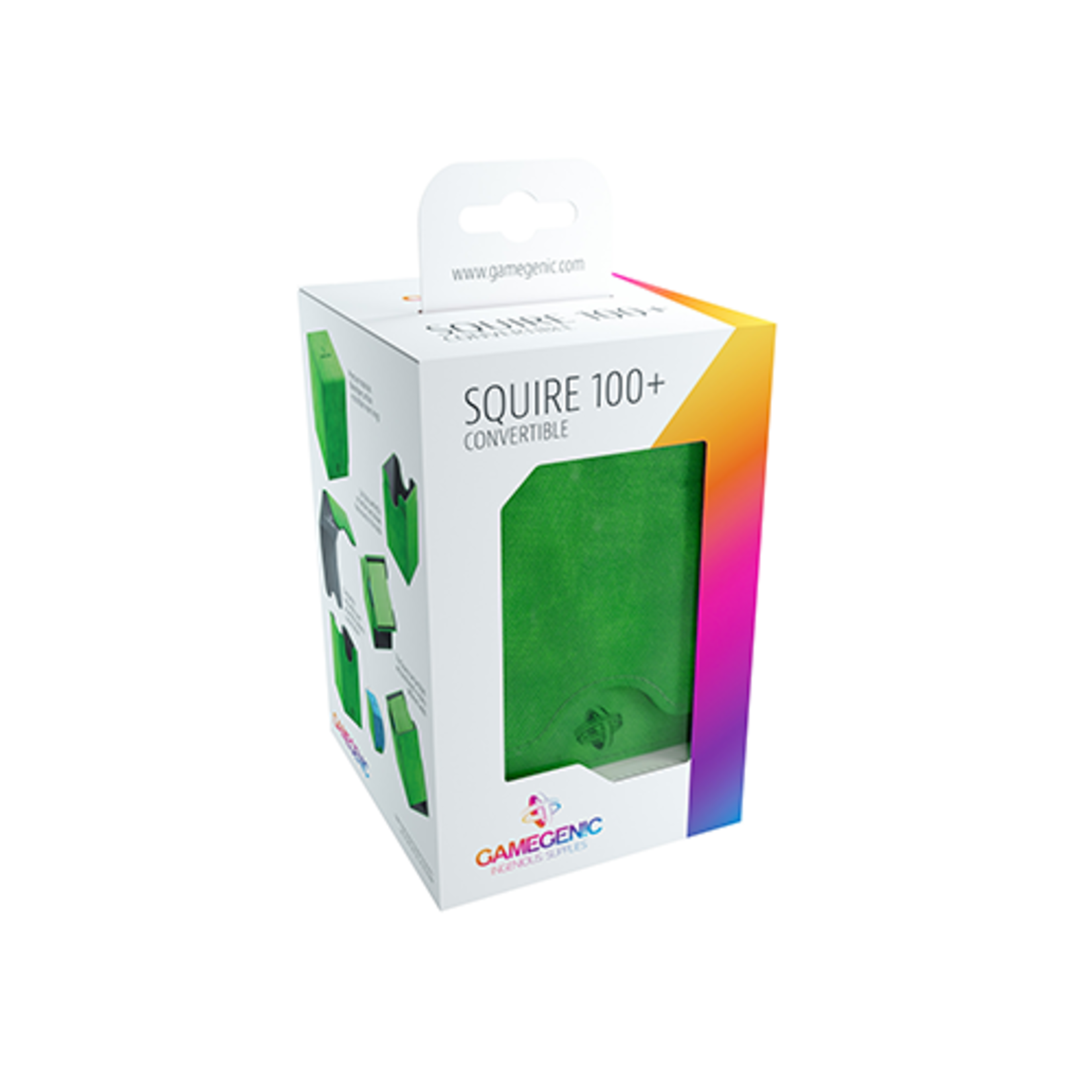 GAMEGENIC SQUIRE DECK BOX 100+ GREEN