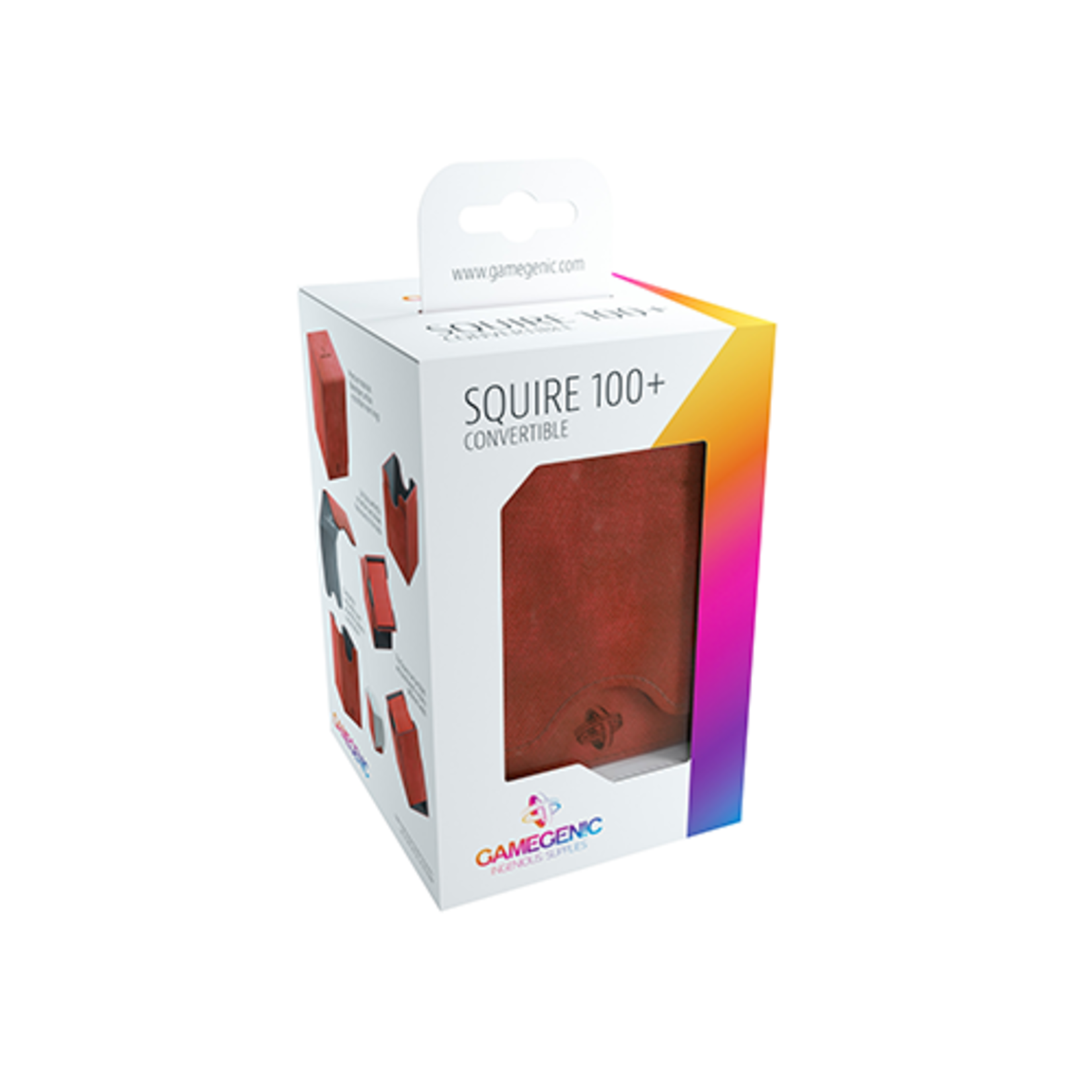 GAMEGENIC SQUIRE DECK BOX 100+ RED