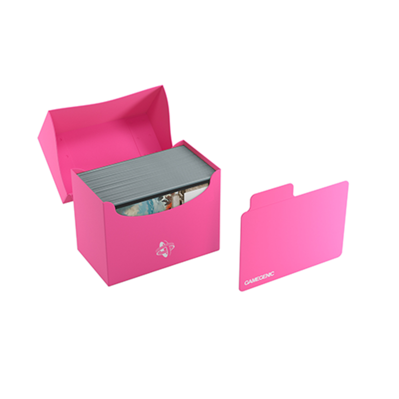 GAMEGENIC SIDE HOLDER 80+ DECK BOX PINK