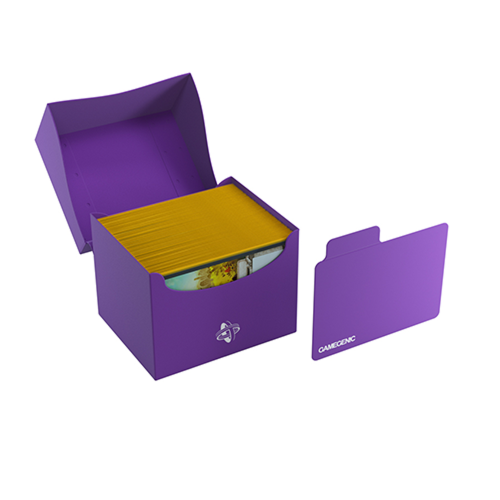 GAMEGENIC SIDE HOLDER 100+ XL DECK BOX PURPLE