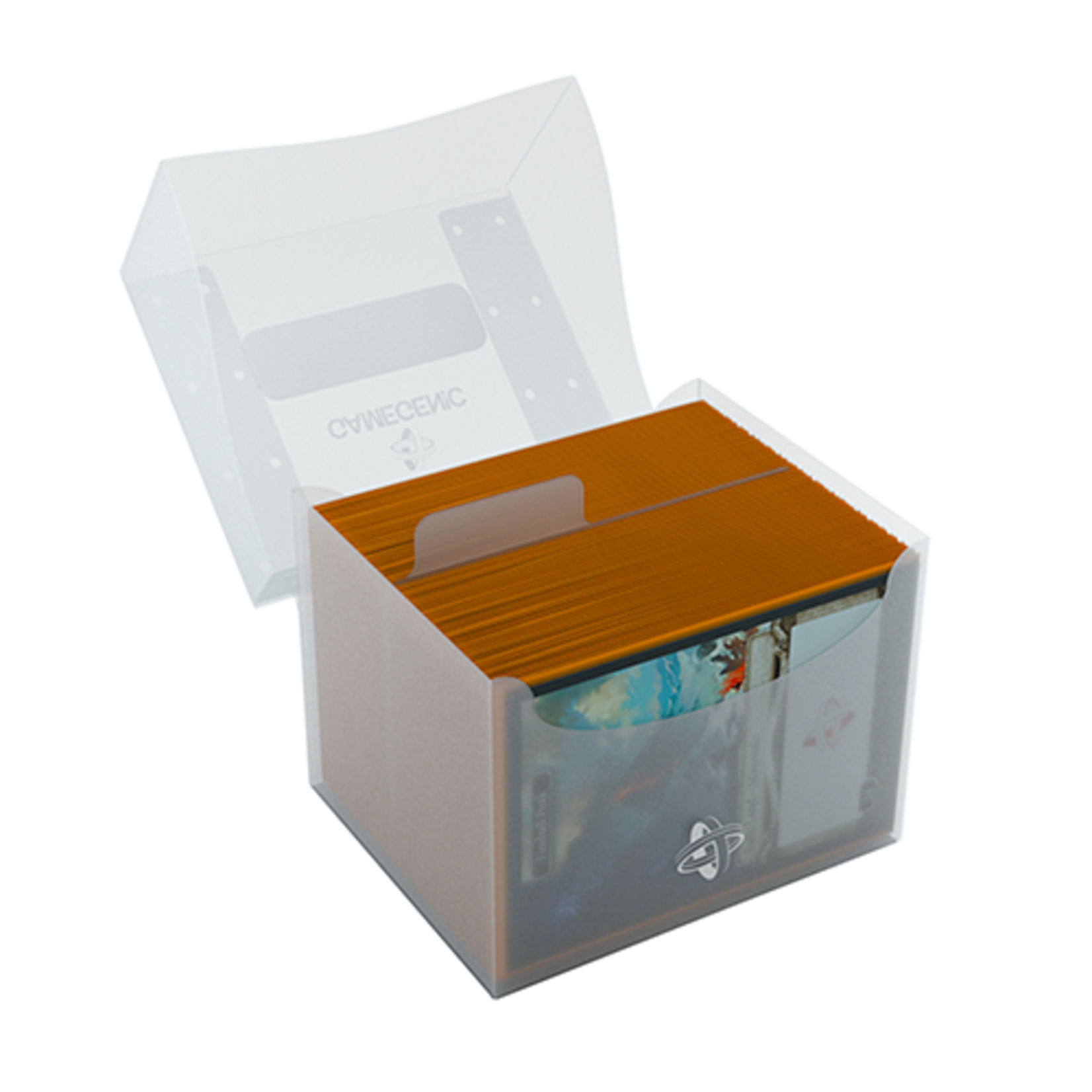 GAMEGENIC SIDE HOLDER 100+ XL DECK BOX CLEAR
