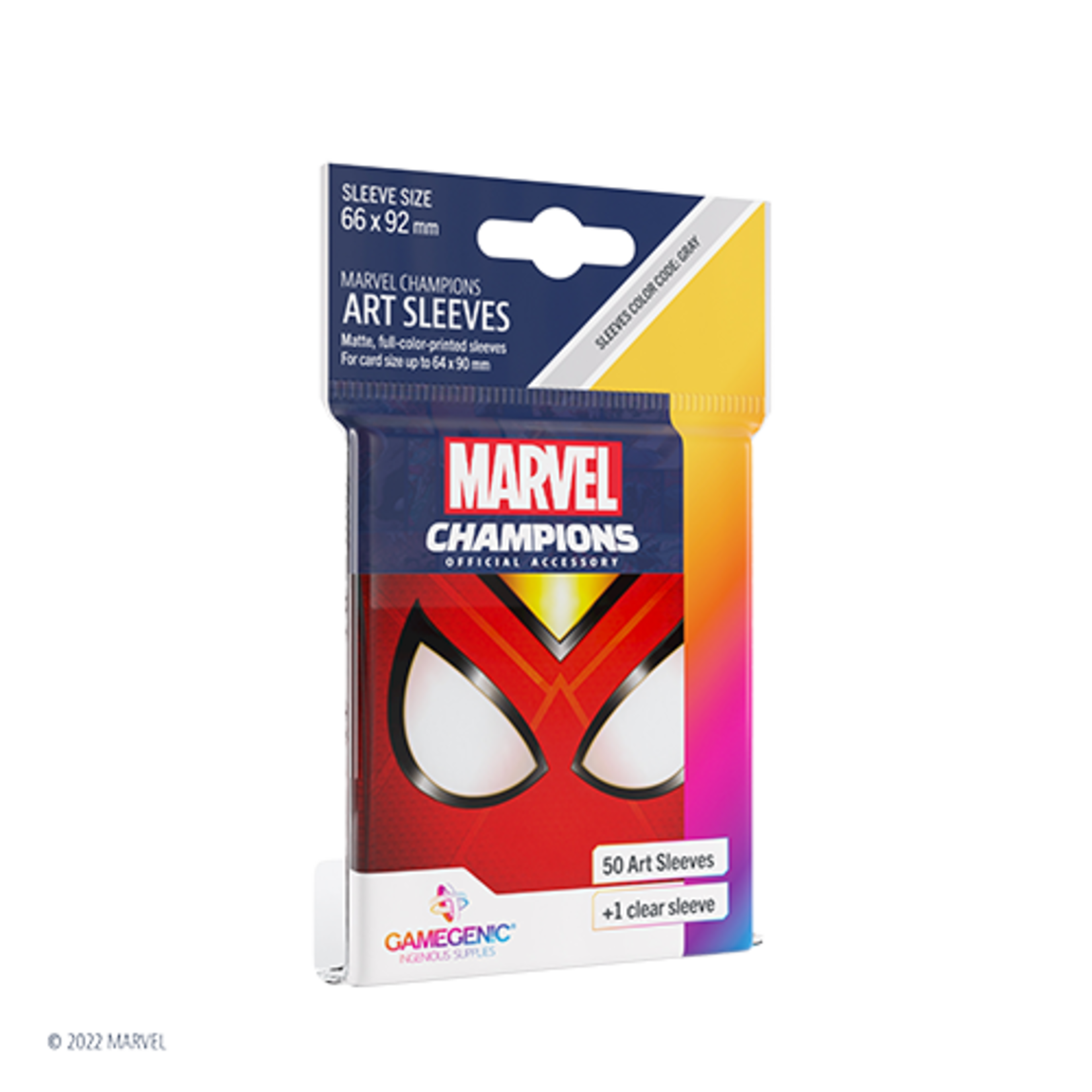 GAMEGENIC SPIDER-WOMAN MARVEL CHAMPIONS ART SLEEVES 50CT GRAY