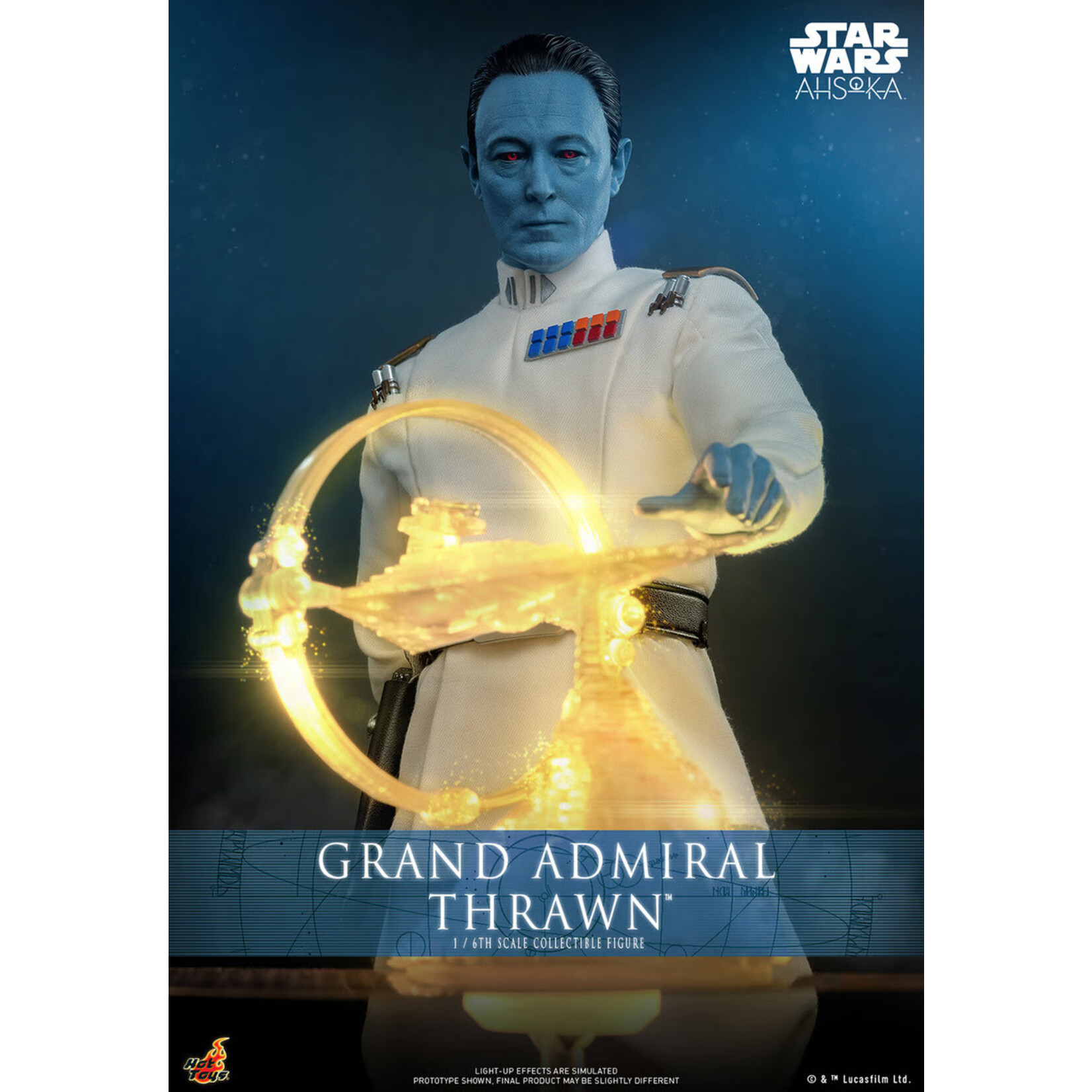 HOT TOYS GRAND ADMIRAL THRAWN 1/6TH SCALE TMS116