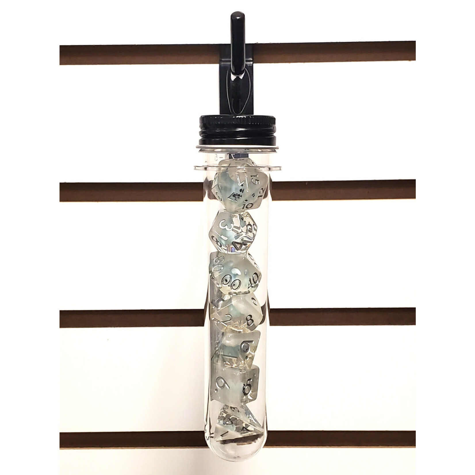 OLD SCHOOL DICE & ACCESSORIES ANIMAL KINGDOM BABY SEAL LT BLUE 7-DIE SET