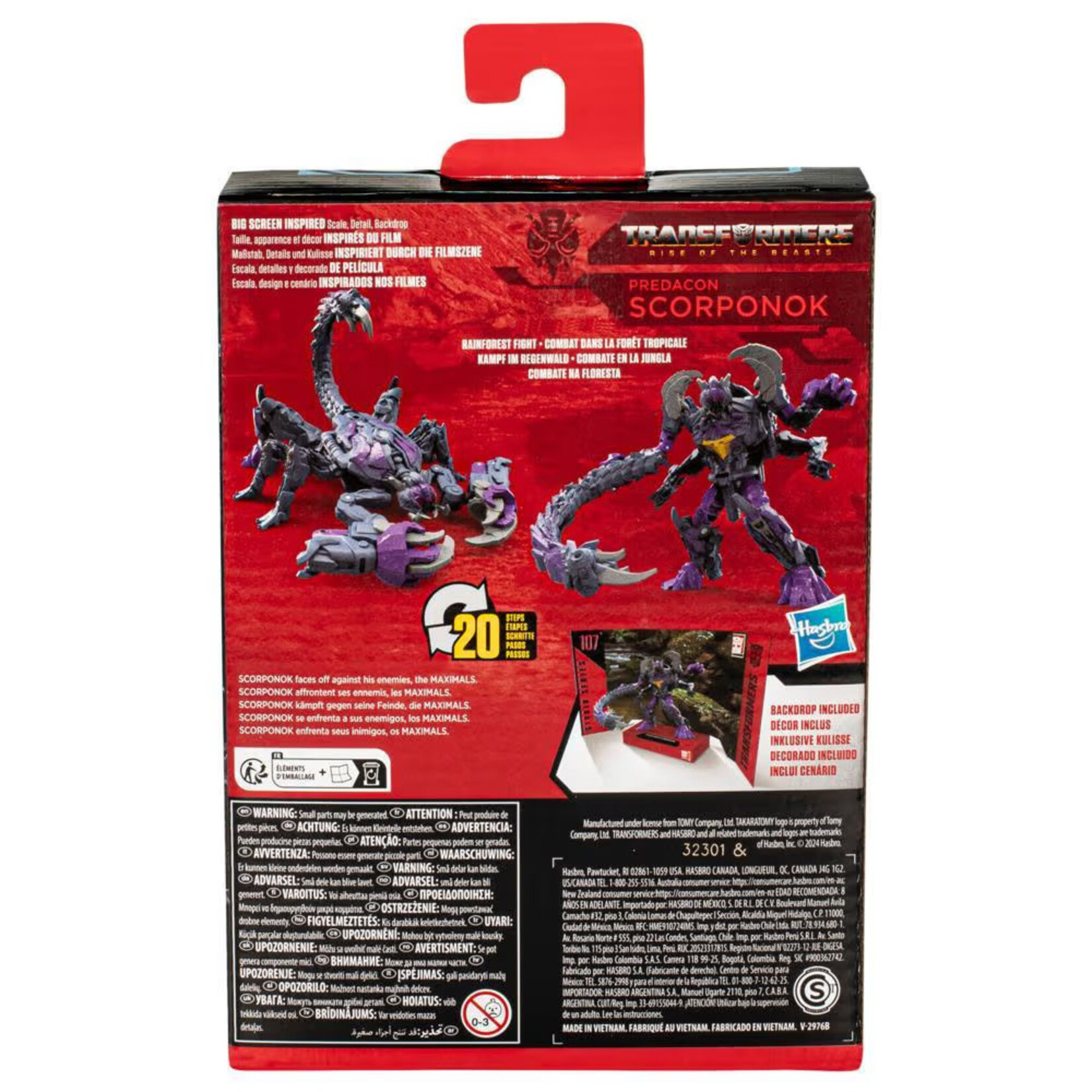 HASBRO PREDACON SCORPONOK SS107 - DELUXE CLASS