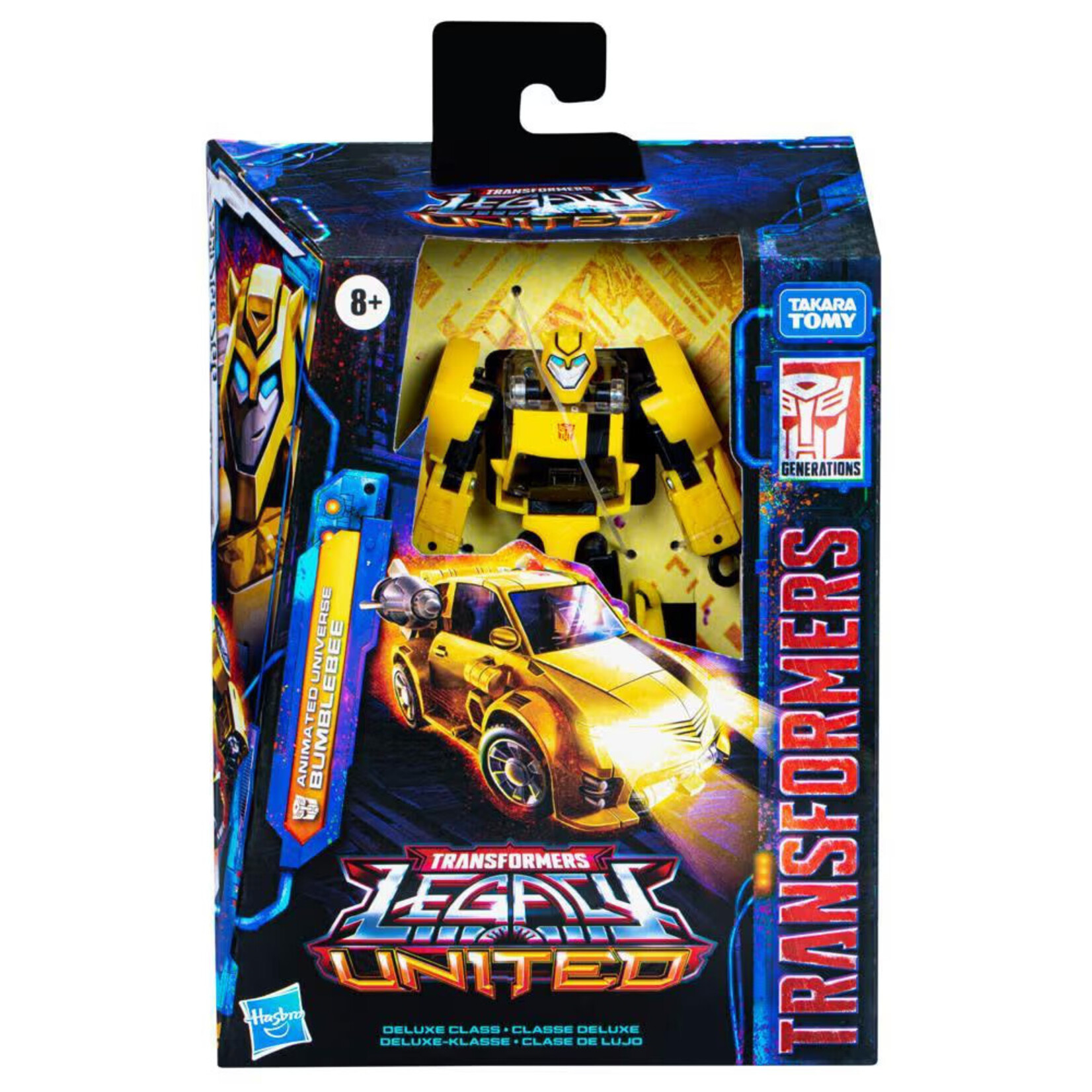 HASBRO/TAKARA TOMY BUMBLEBEE ANIMATED UNIVERSE DELUXE CLASS