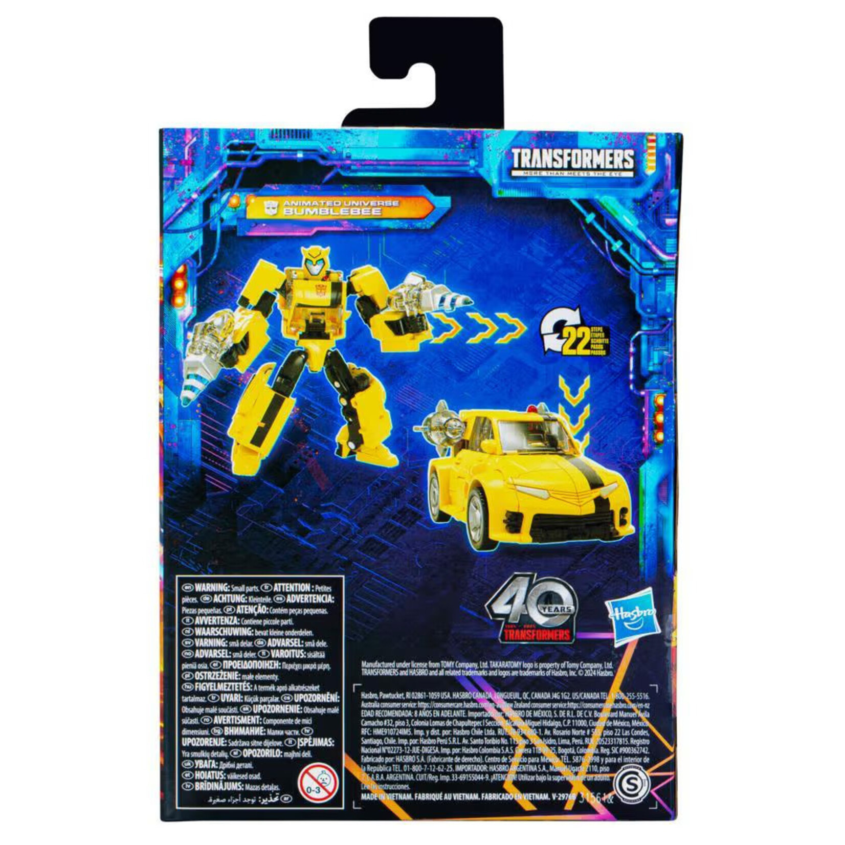 HASBRO/TAKARA TOMY BUMBLEBEE ANIMATED UNIVERSE DELUXE CLASS