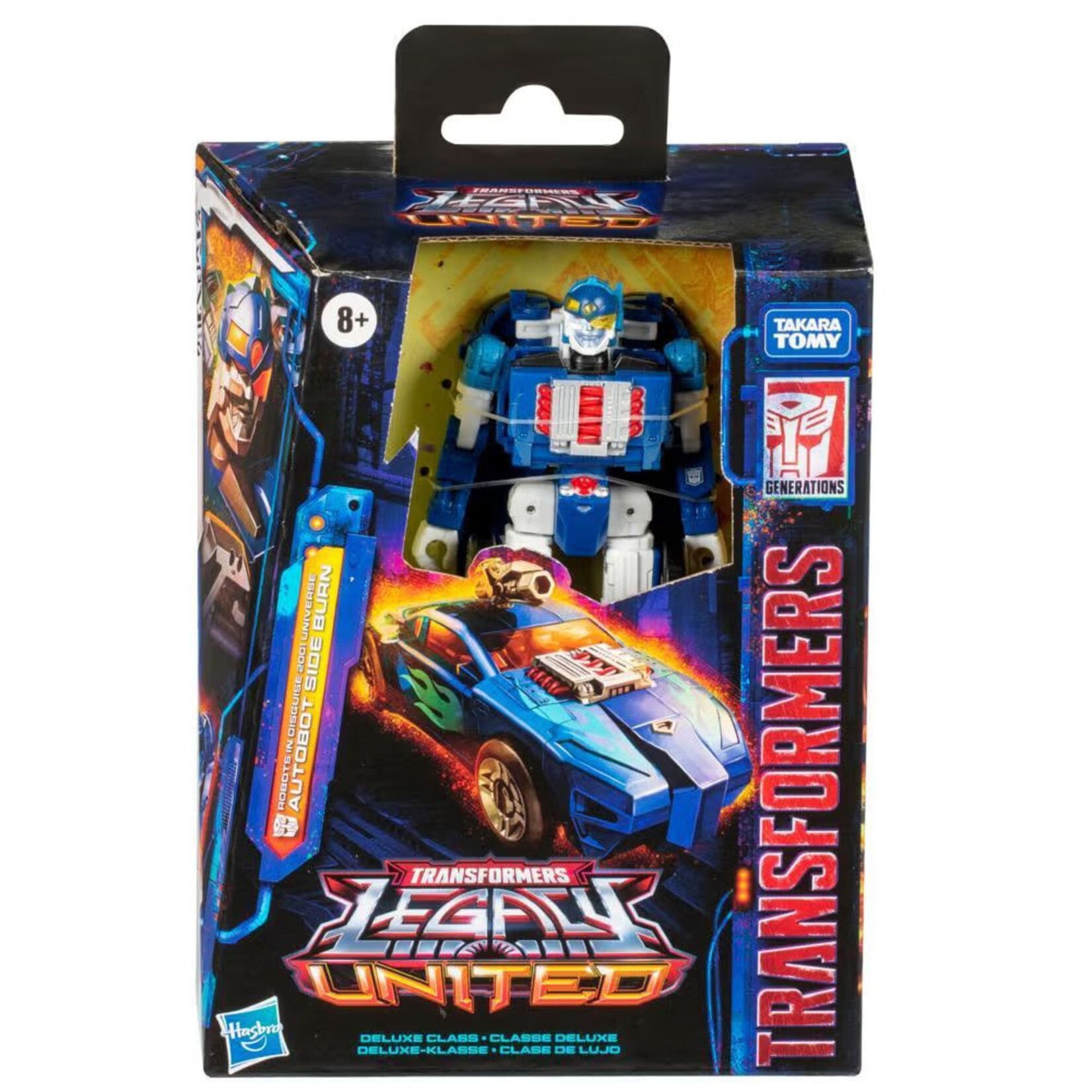 HASBRO/TAKARA TOMY SIDE BURN RID 2001 UNIVERSE DLX
