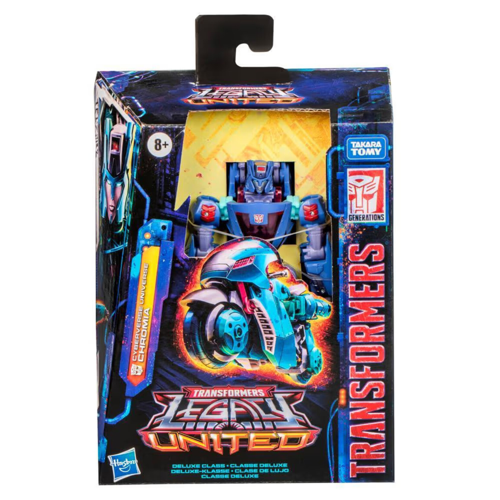 HASBRO/TAKARA TOMY CHROMIA CYBERVERSE UNIVERSE DELUXE CLASS
