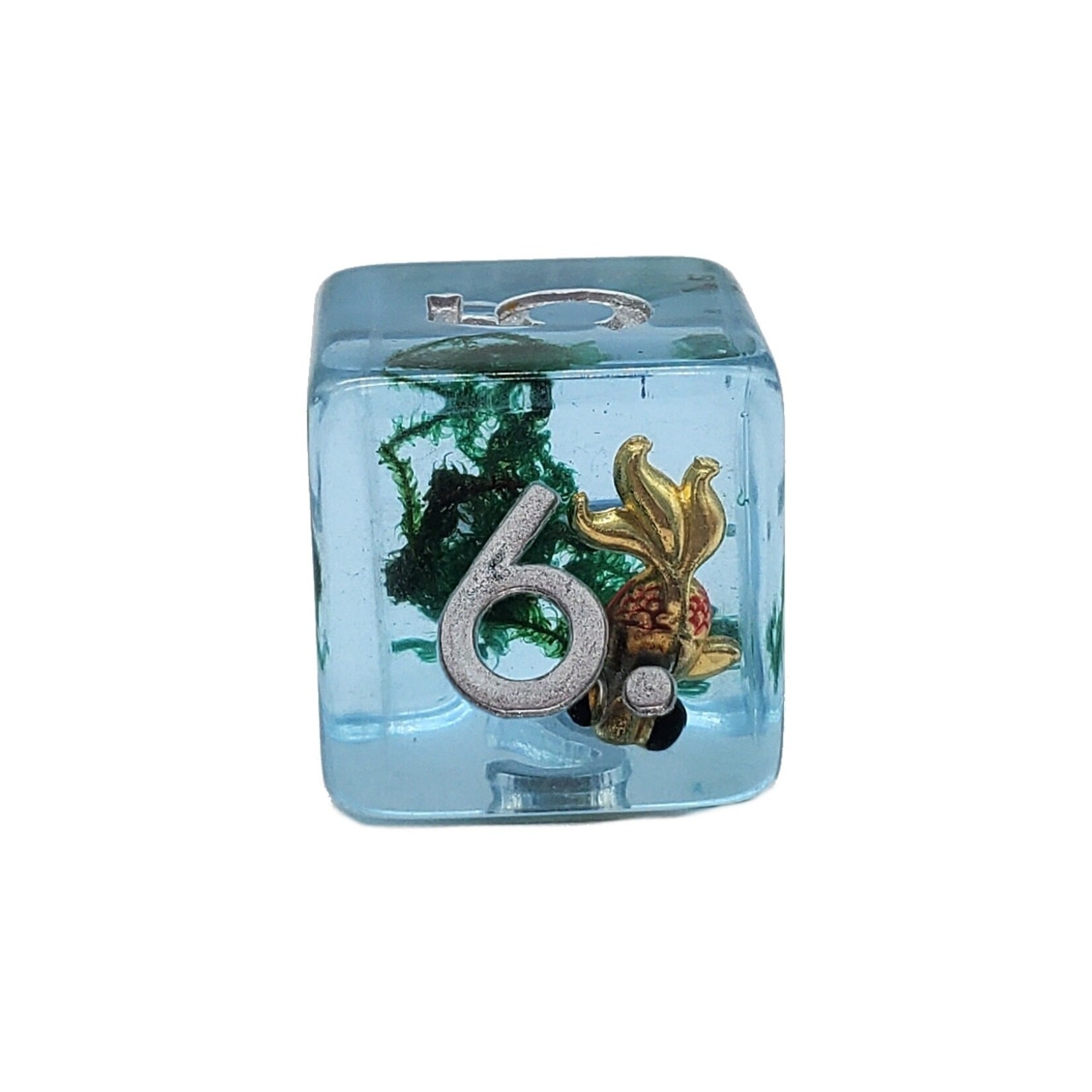 OLD SCHOOL DICE & ACCESSORIES ANIMAL KINGDOM GOLD FISH 7PC SET