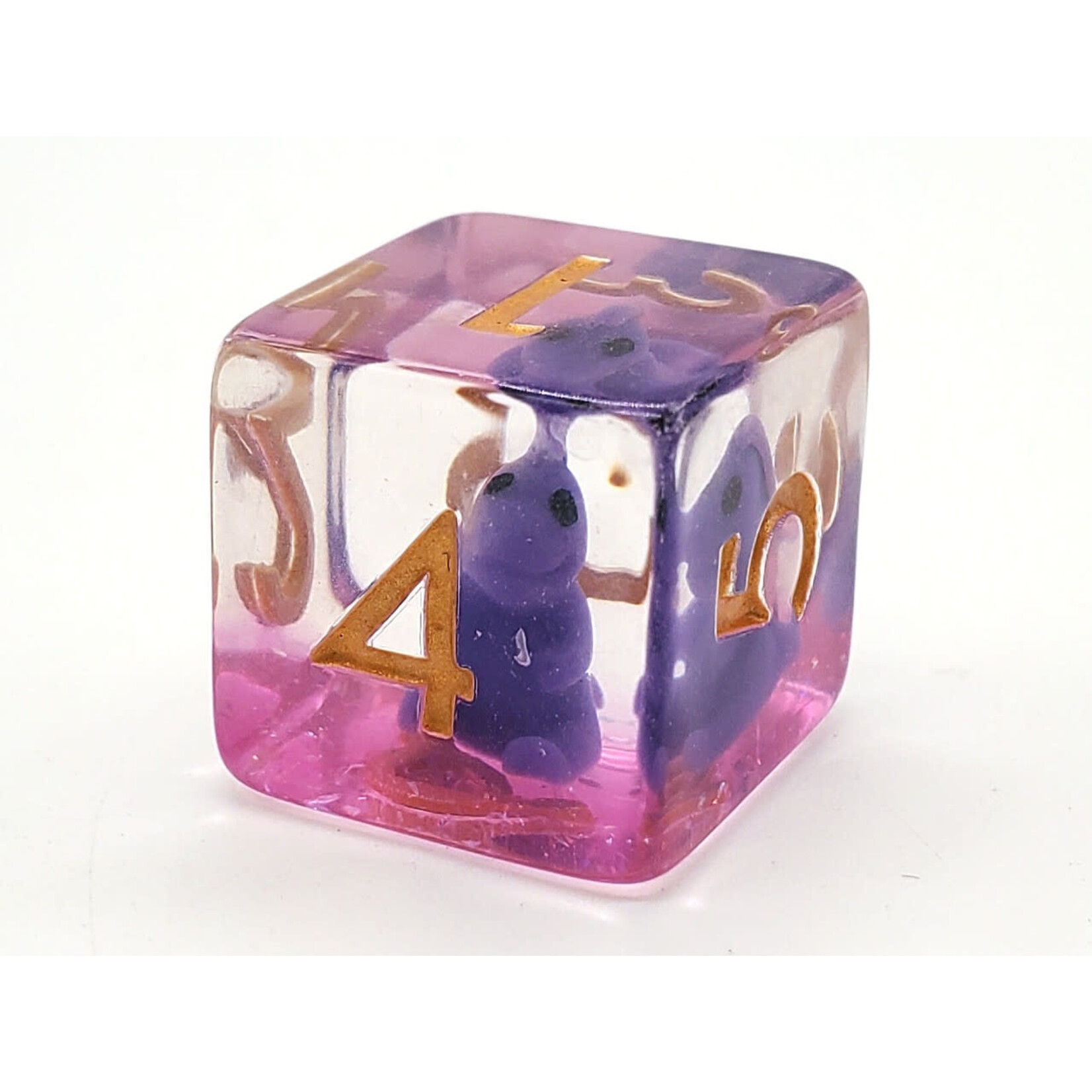 OLD SCHOOL DICE & ACCESSORIES ANIMAL KINGDOM BABY T-REX PURPLE 7PC SET