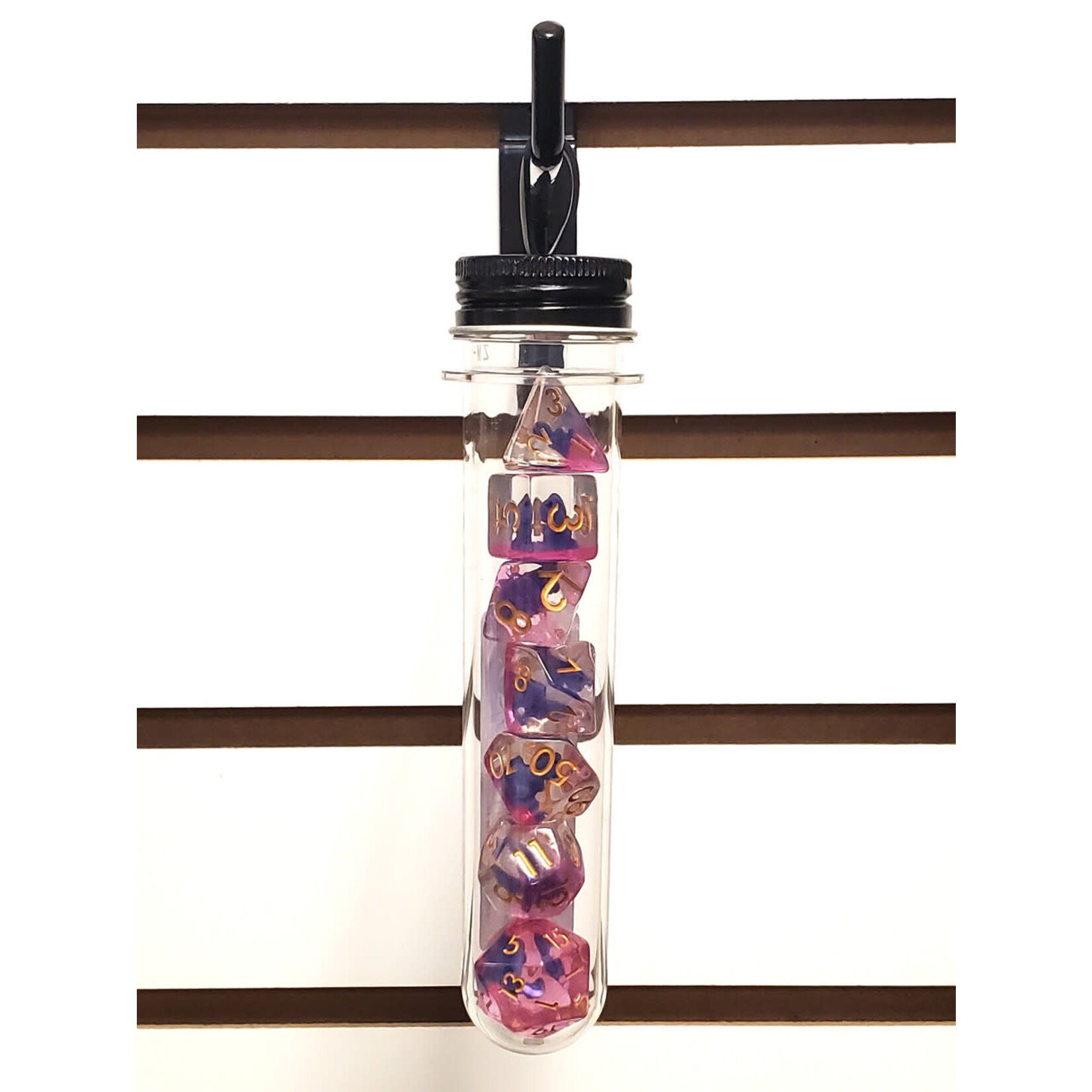 OLD SCHOOL DICE & ACCESSORIES ANIMAL KINGDOM BABY T-REX PURPLE 7PC SET