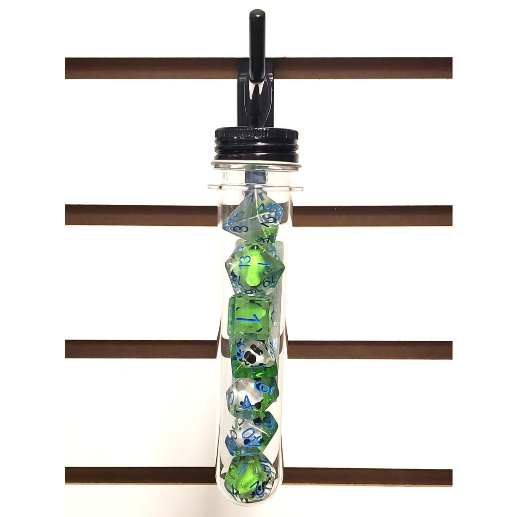 OLD SCHOOL DICE & ACCESSORIES ANIMAL KINGDOM PANDA PARTY 7PC SET