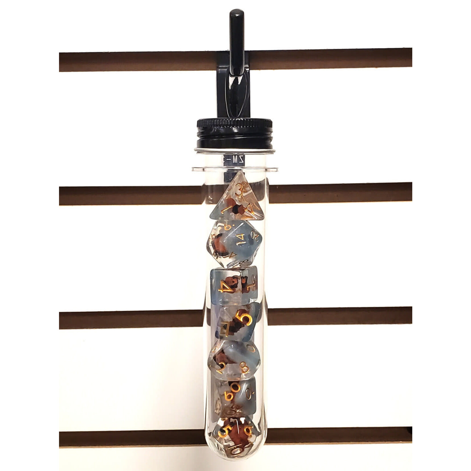 OLD SCHOOL DICE & ACCESSORIES ANIMAL KINGDOM LION 7PC SET