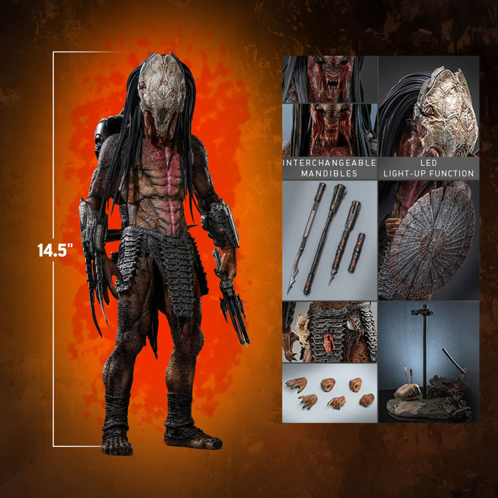 HOT TOYS FERAL PREDATOR 1/6TH SCALE TMS114