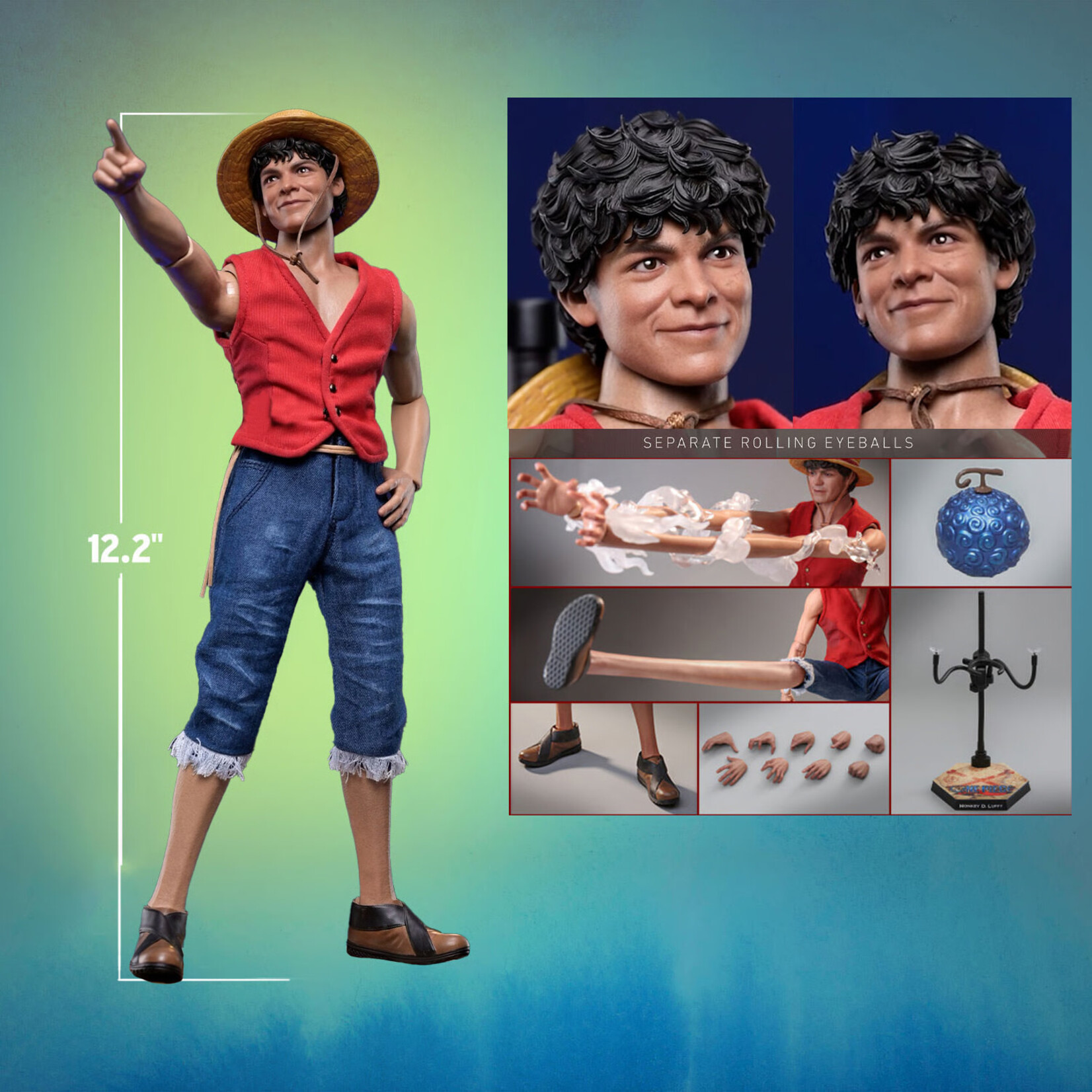 HOT TOYS MONKEY D. LUFFY SIXTH SCALE FIGURE TMS109