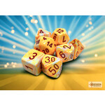 CHESSEX FESTIVE SUNBURST/RED 7-DIE SET