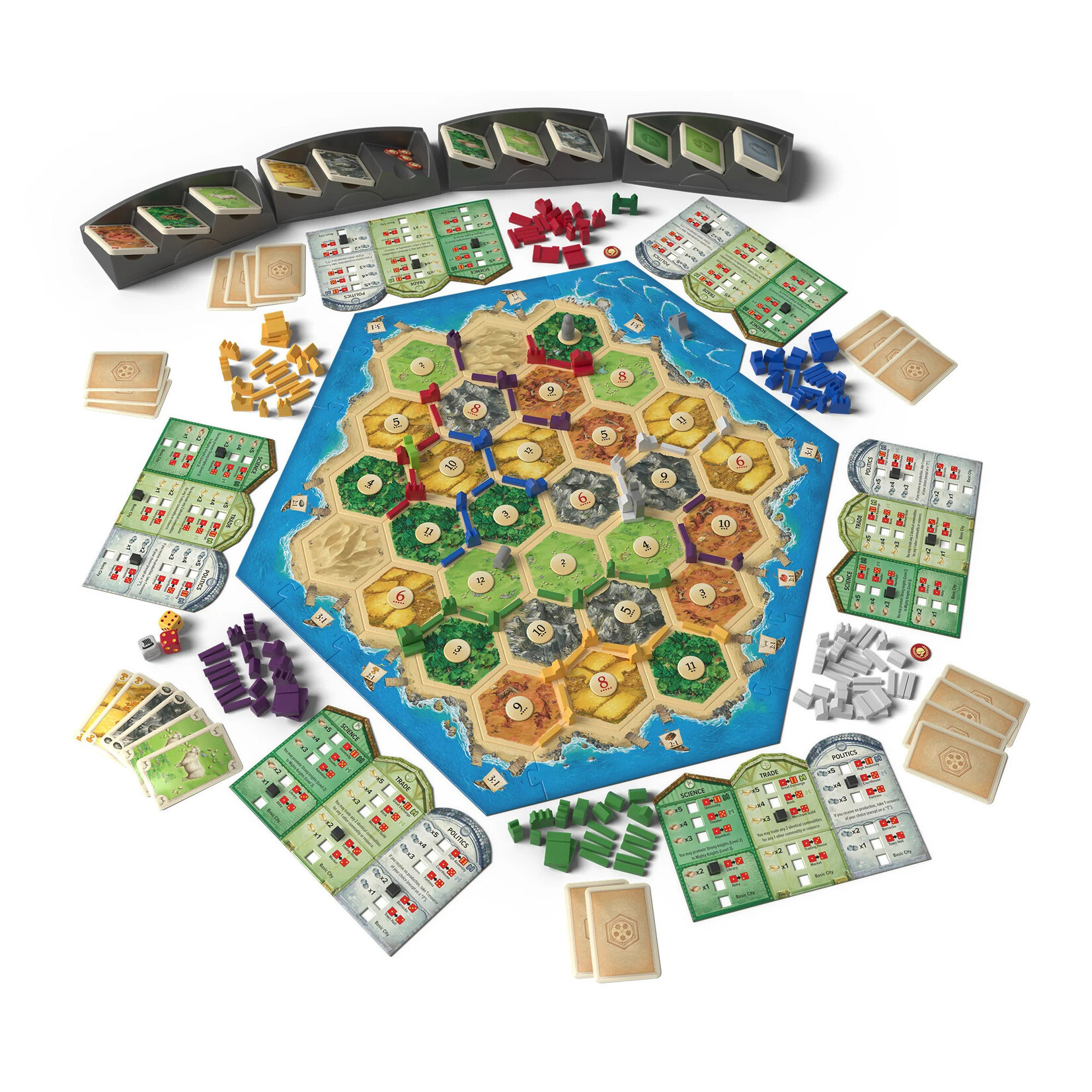 Catan CATAN 6TH ED 5-6 PLYR EXP: CITIES & KNIGHTS