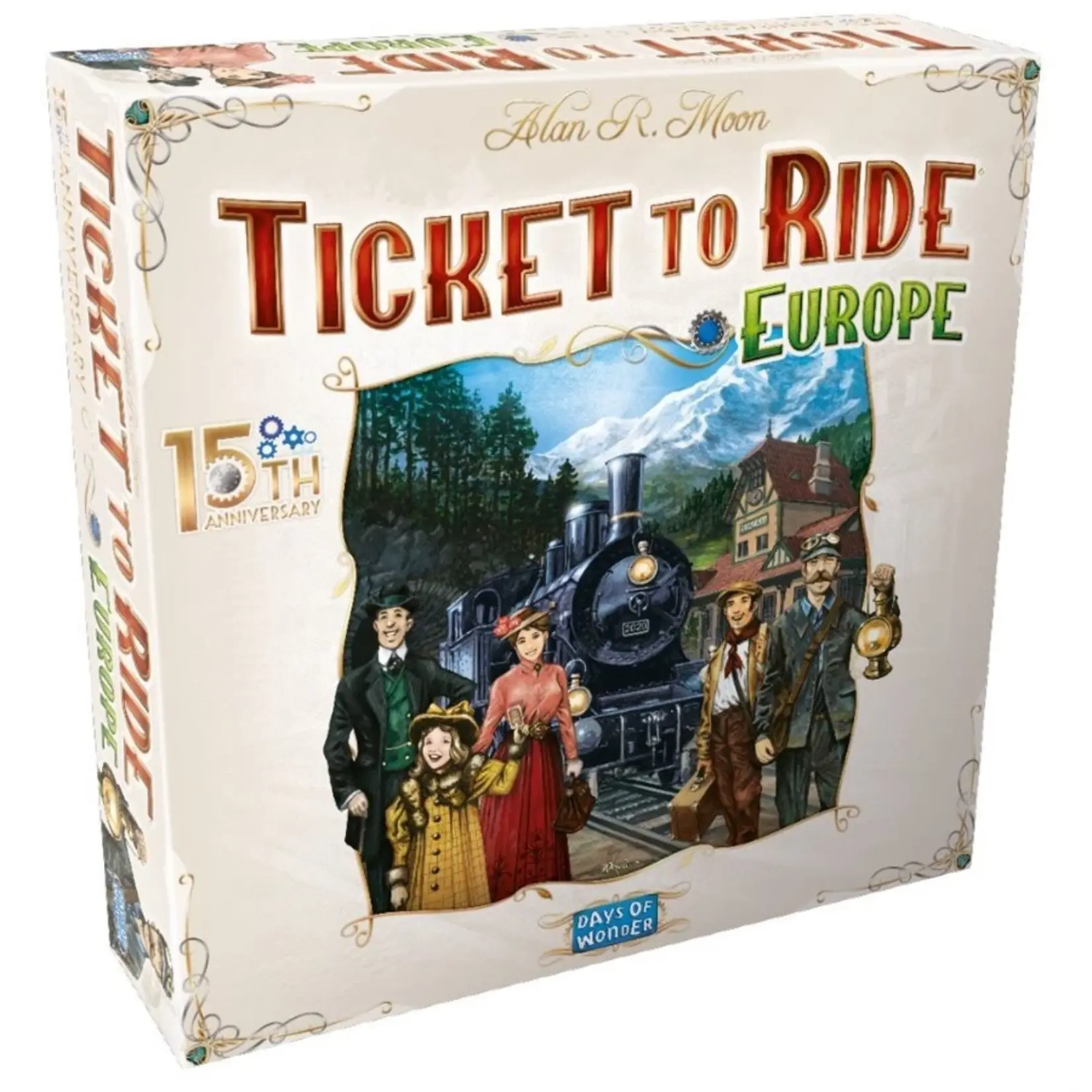 DAYS OF WONDER TICKET TO RIDE EUROPE - 15TH ANNIVERSARY