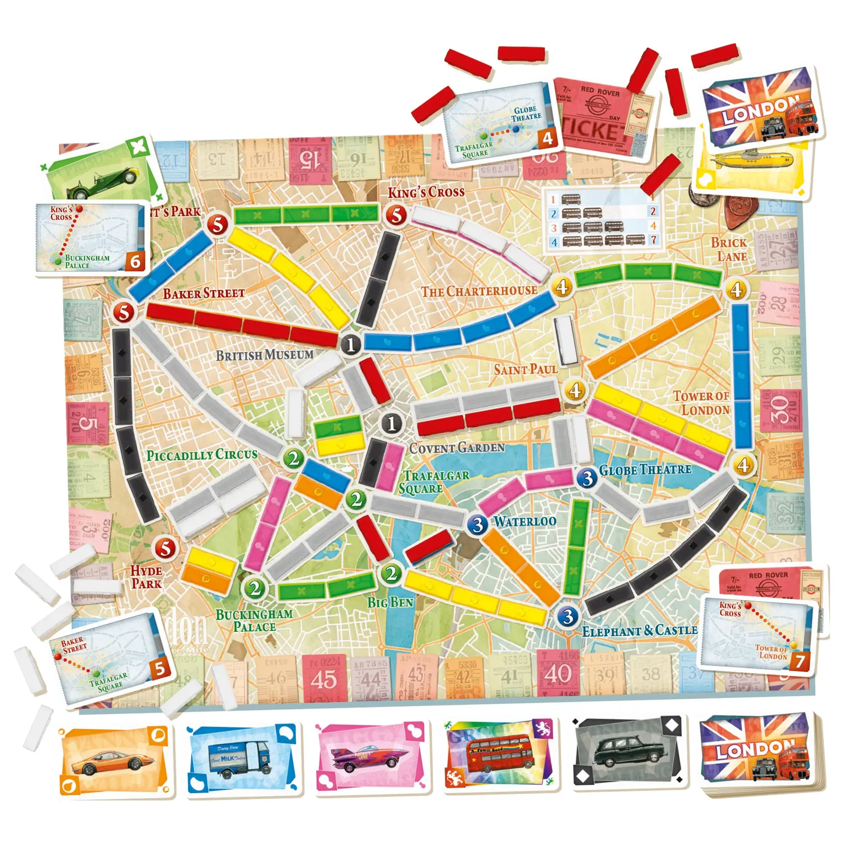 DAYS OF WONDER TICKET TO RIDE: LONDON