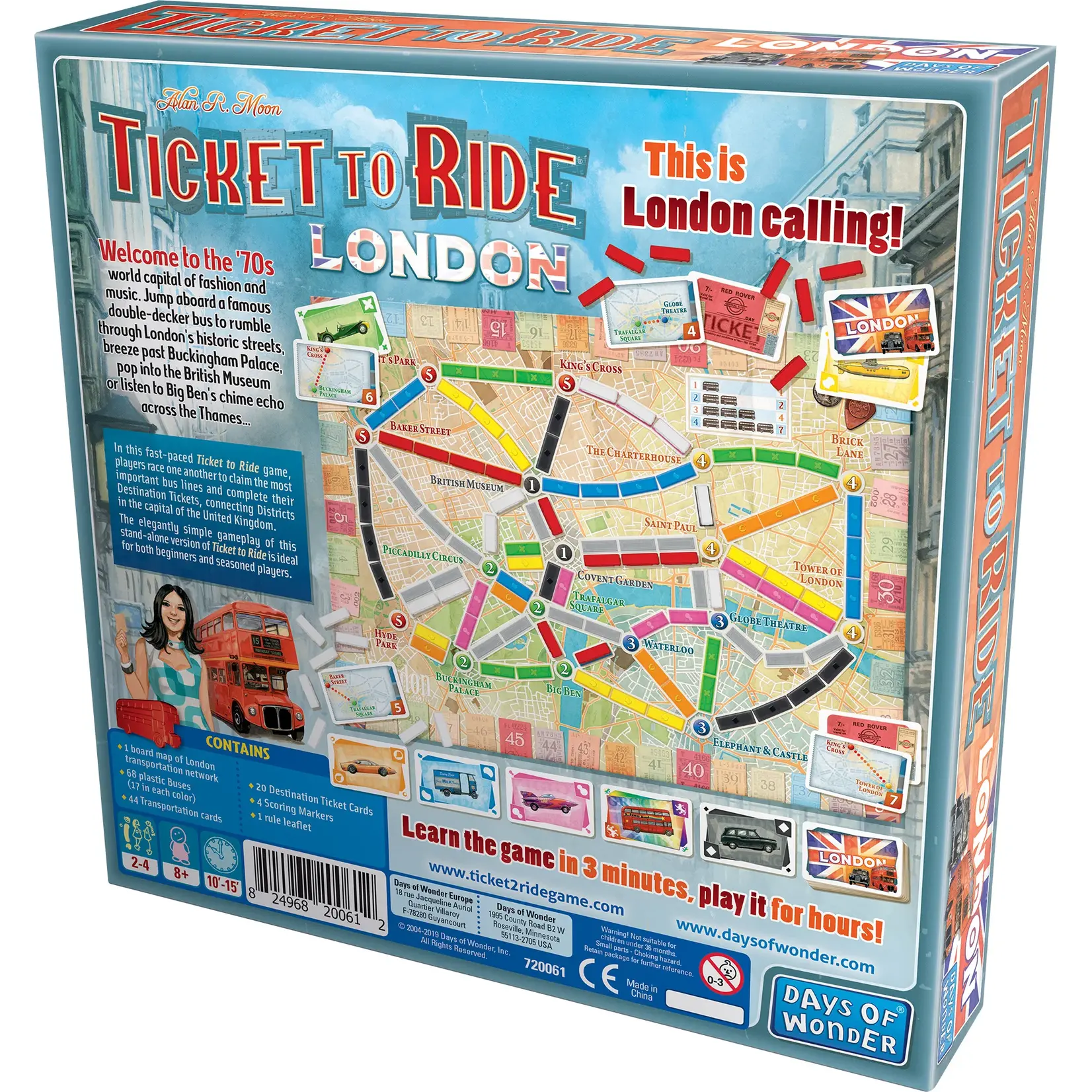 DAYS OF WONDER TICKET TO RIDE: LONDON