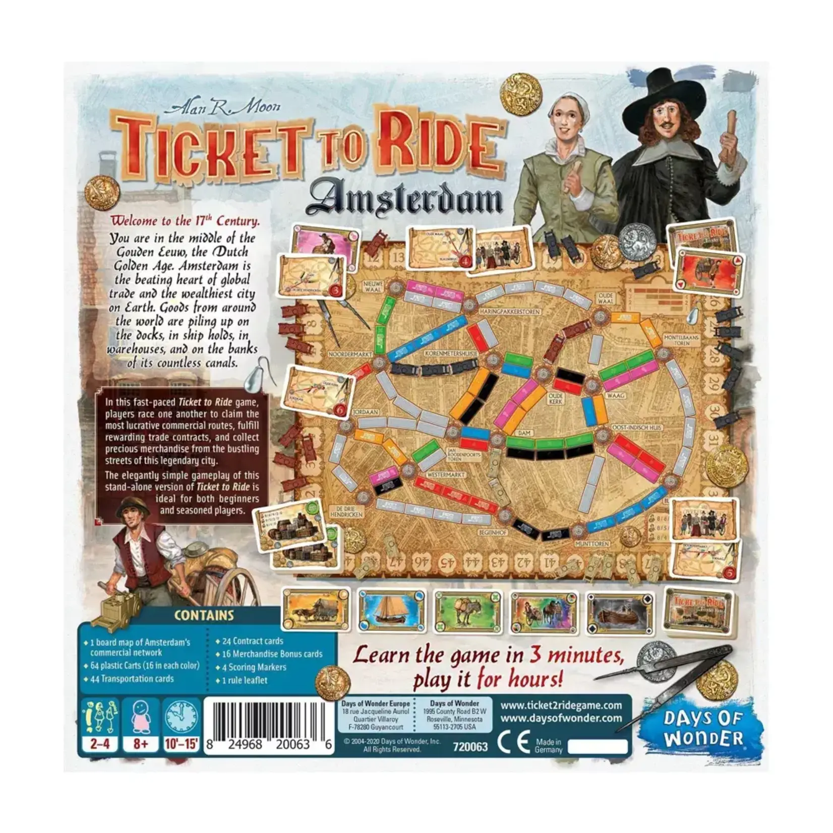 DAYS OF WONDER TICKET TO RIDE: AMSTERDAM