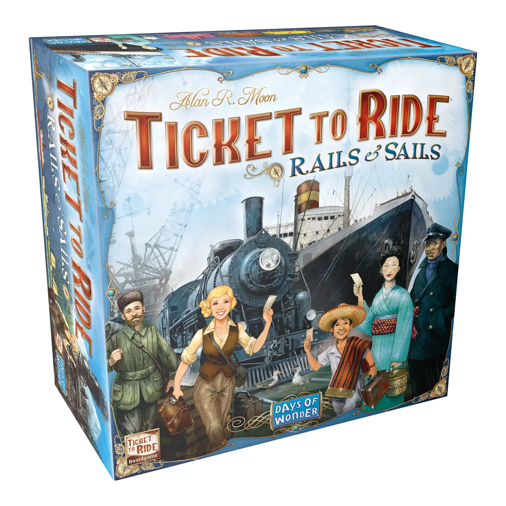 DAYS OF WONDER TICKET TO RIDE; RAILS & SAILS