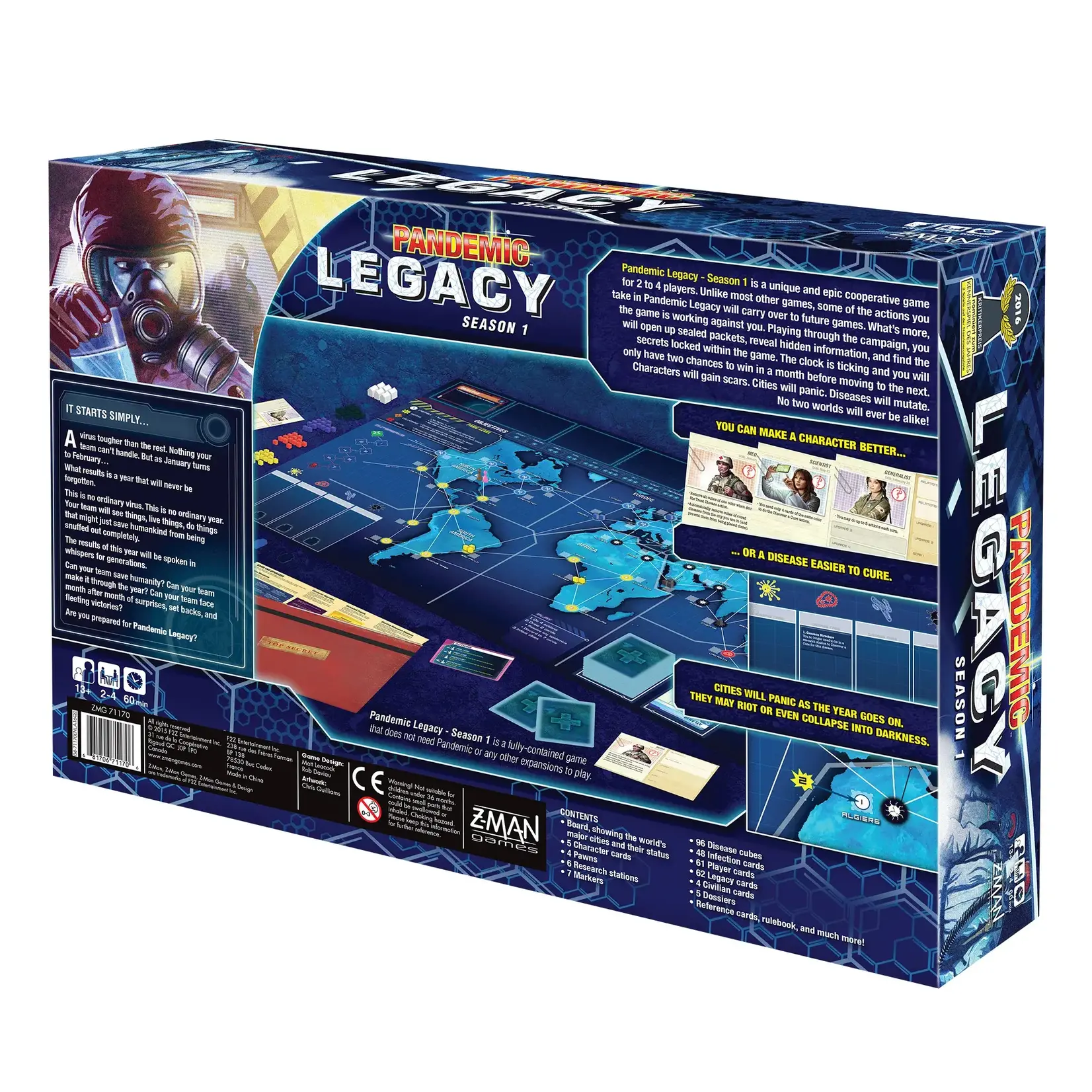 PANDEMIC: LEGACY SEASON 1 (*BLUE*)