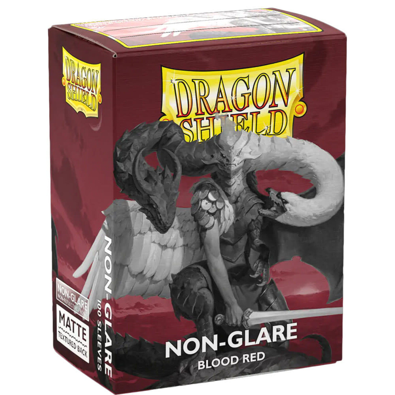 ARCANE TINMEN DRAGON SHIELD NON-GLARE MATTE BLOOD RED 100CT